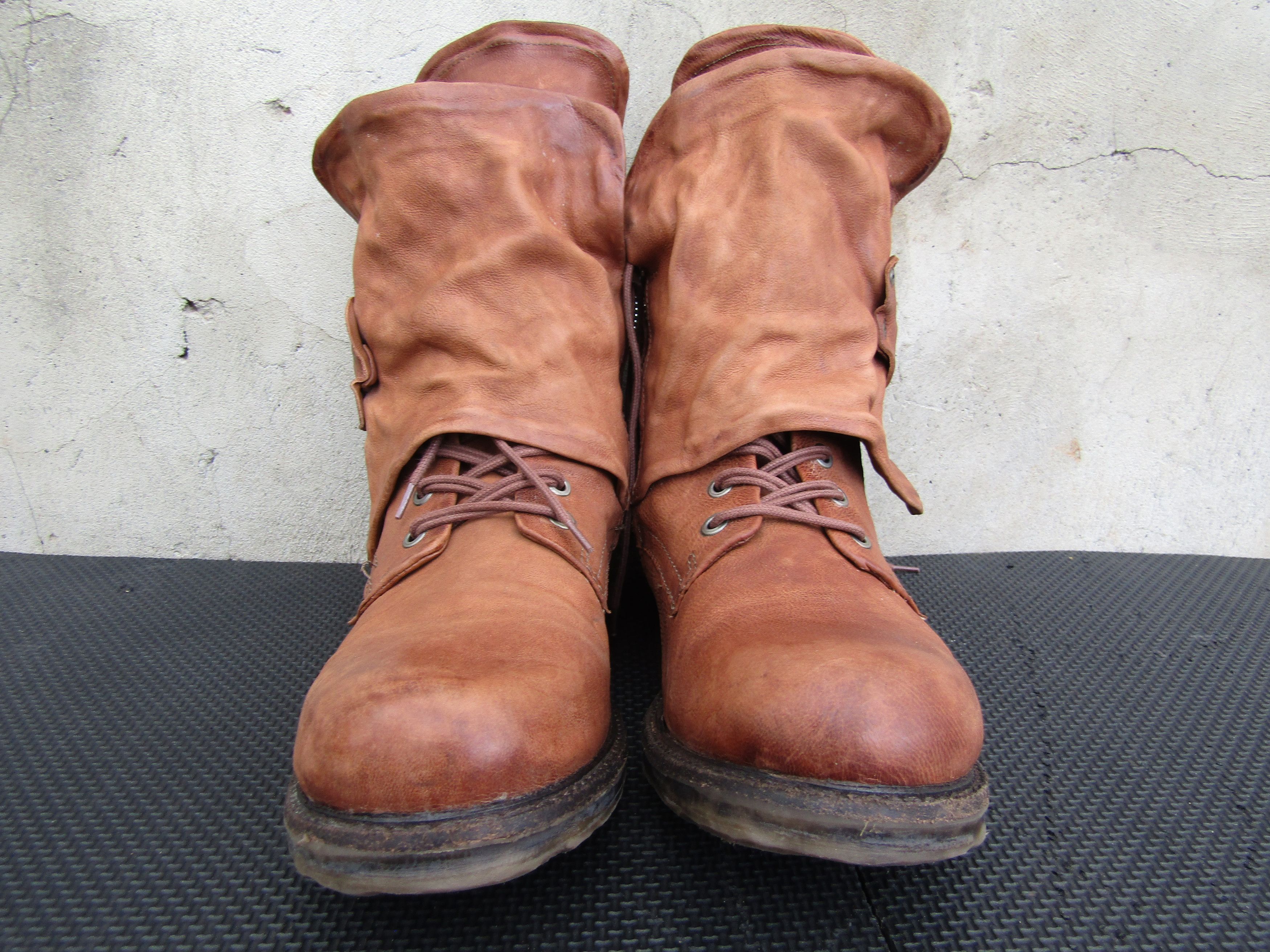 A.S.98 A.S.98 Airstep Buckle Zip Brown Booties Size US 10 / IT 40 - 3 Thumbnail
