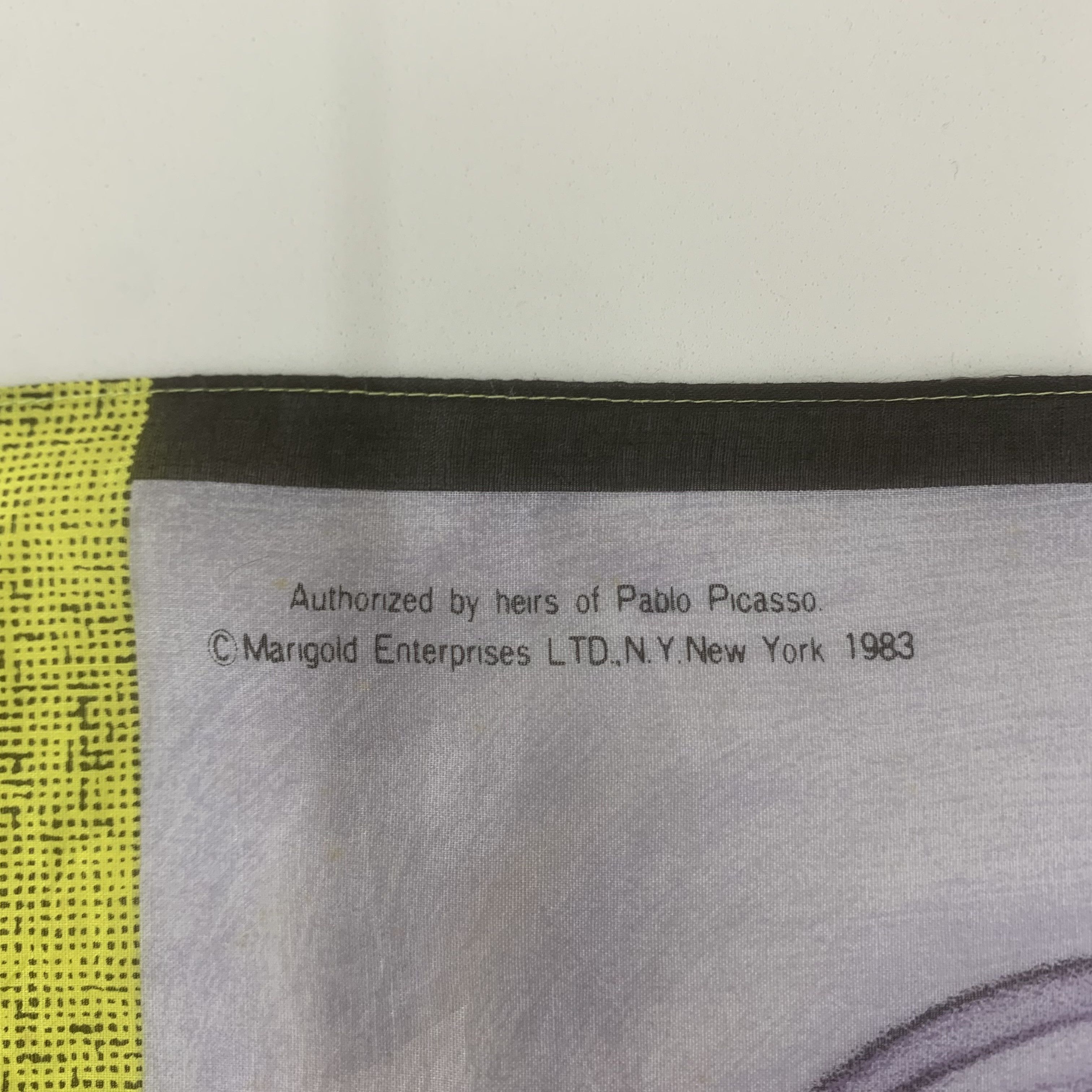 Vintage Picasso Handkerchief Bandana Neckerchief Pocket Square Size ONE SIZE - 5 Thumbnail