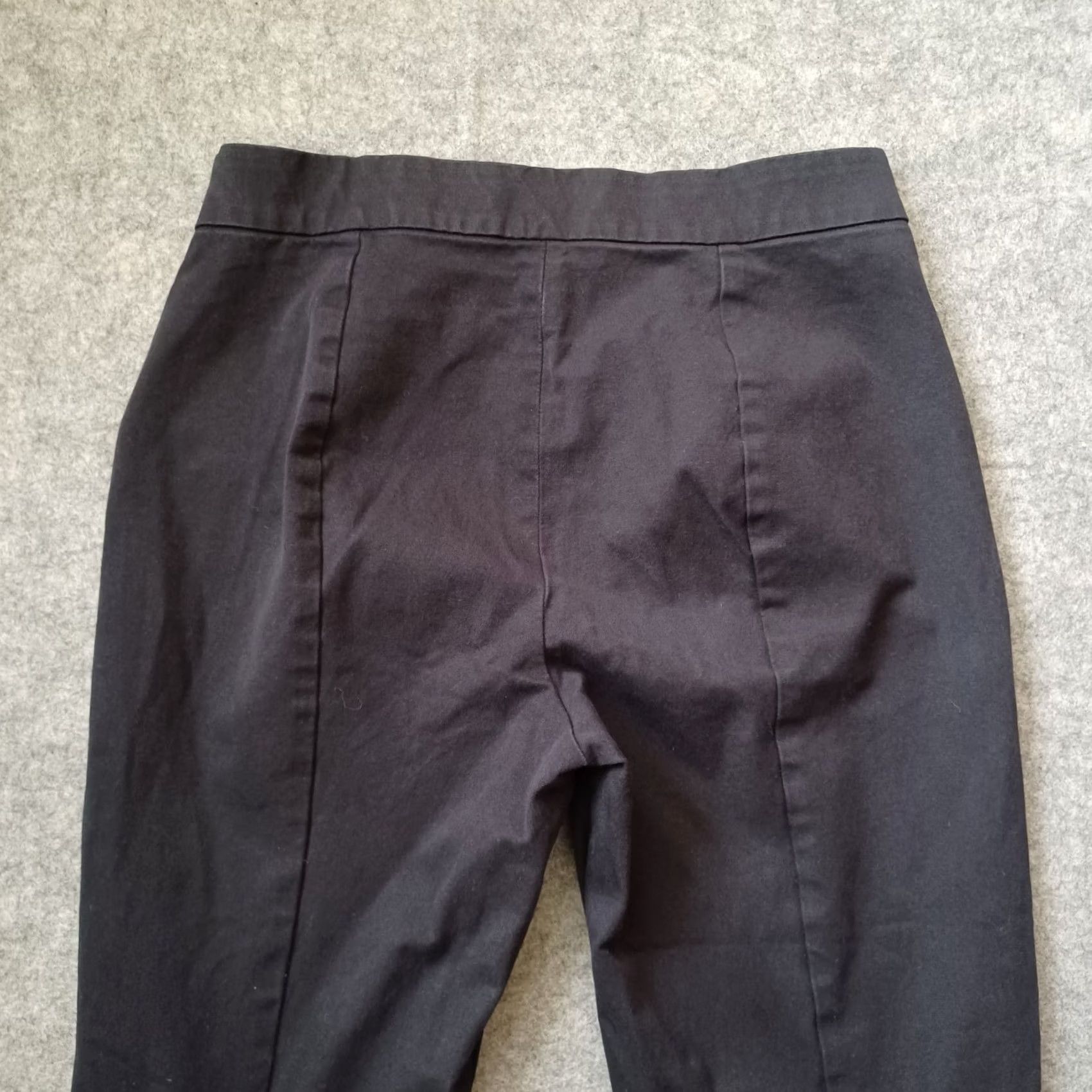 Everlane Everlane Pants Womens 6 Black Tapered Side Zip Career Work Stretchy Cotton Blend Slim Ankle Modern Womens Size 28" / US 6 / IT 42 - 3 Thumbnail
