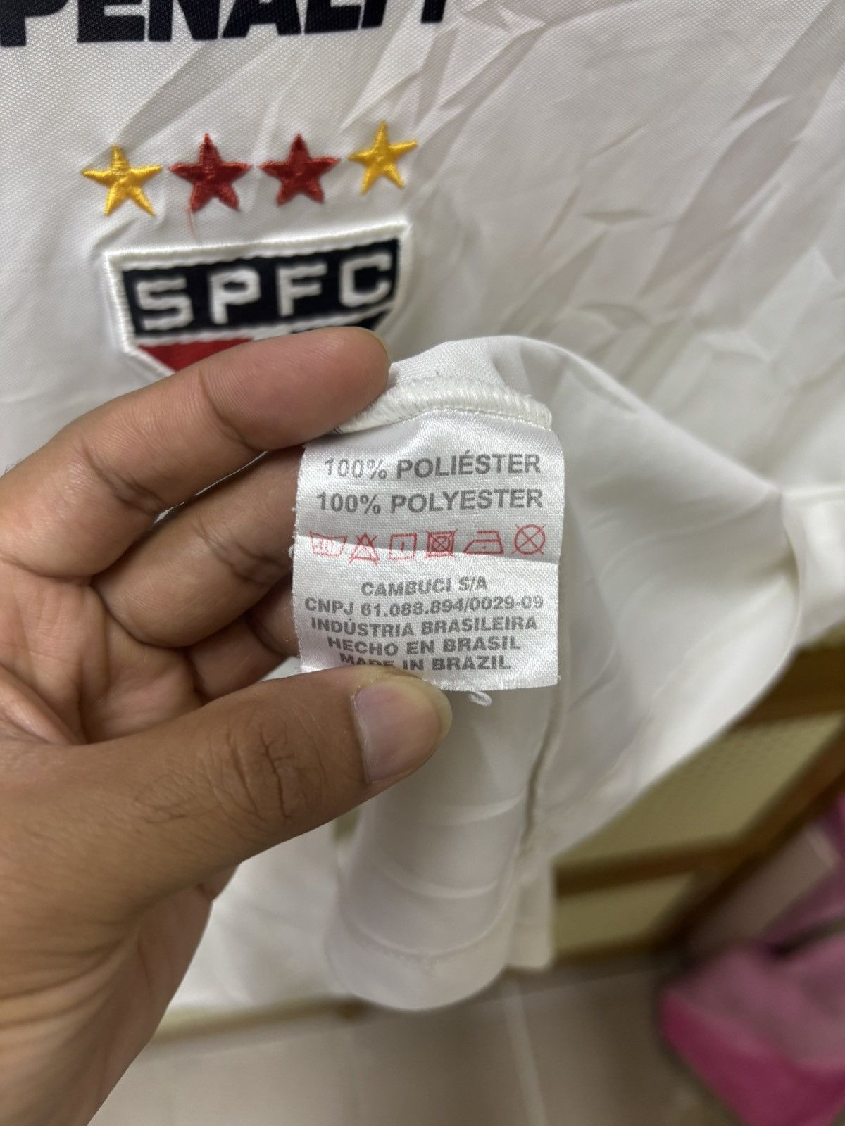 Penalty Vintage Sao Paolo LG Jersey Size US S / EU 44-46 / 1 - 5 Thumbnail