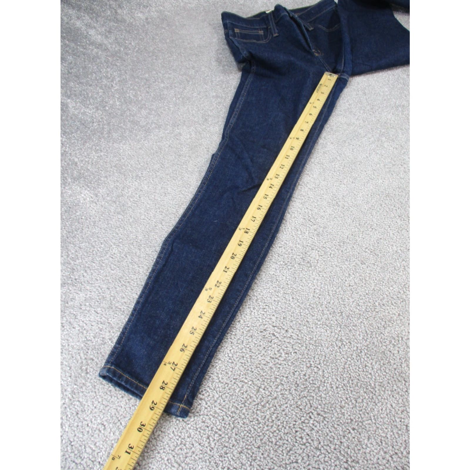 Madewell Madewell Jeans Womens 26 Mid Rise Skinny Dark Wash Denim Blue Size 26" / US 2 / IT 38 - 4 Thumbnail