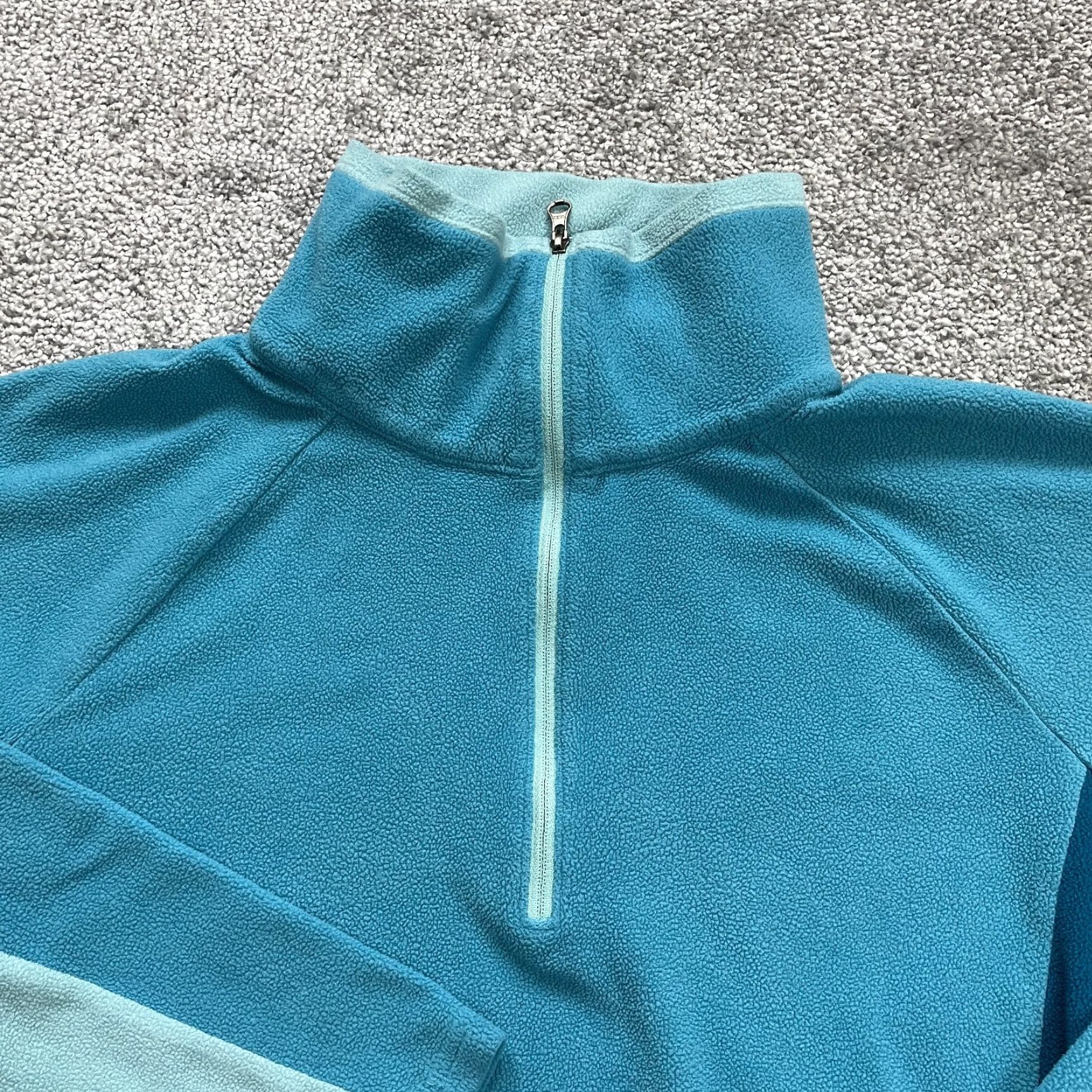 Vintage Columbia Jacket Small Blue 1/4 Zip High Neck Fleece Pullover Outdoor Womens Size S / US 4 / IT 40 - 3 Thumbnail