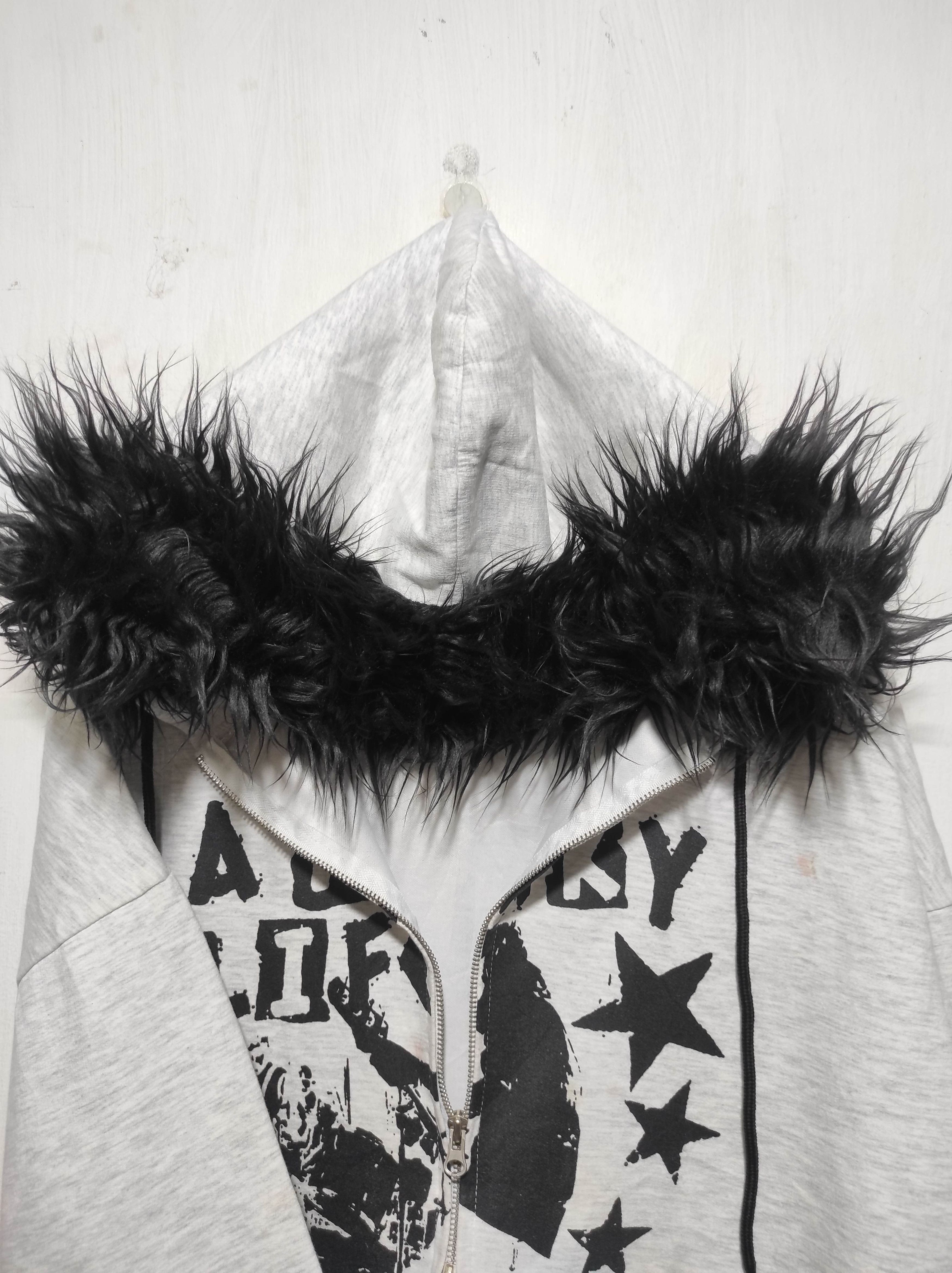 If Six Was Nine A Funky Life Group Double Zip Fur Hoodie i6w9 Lgb Style Size US L / EU 52-54 / 3 - 13 Thumbnail