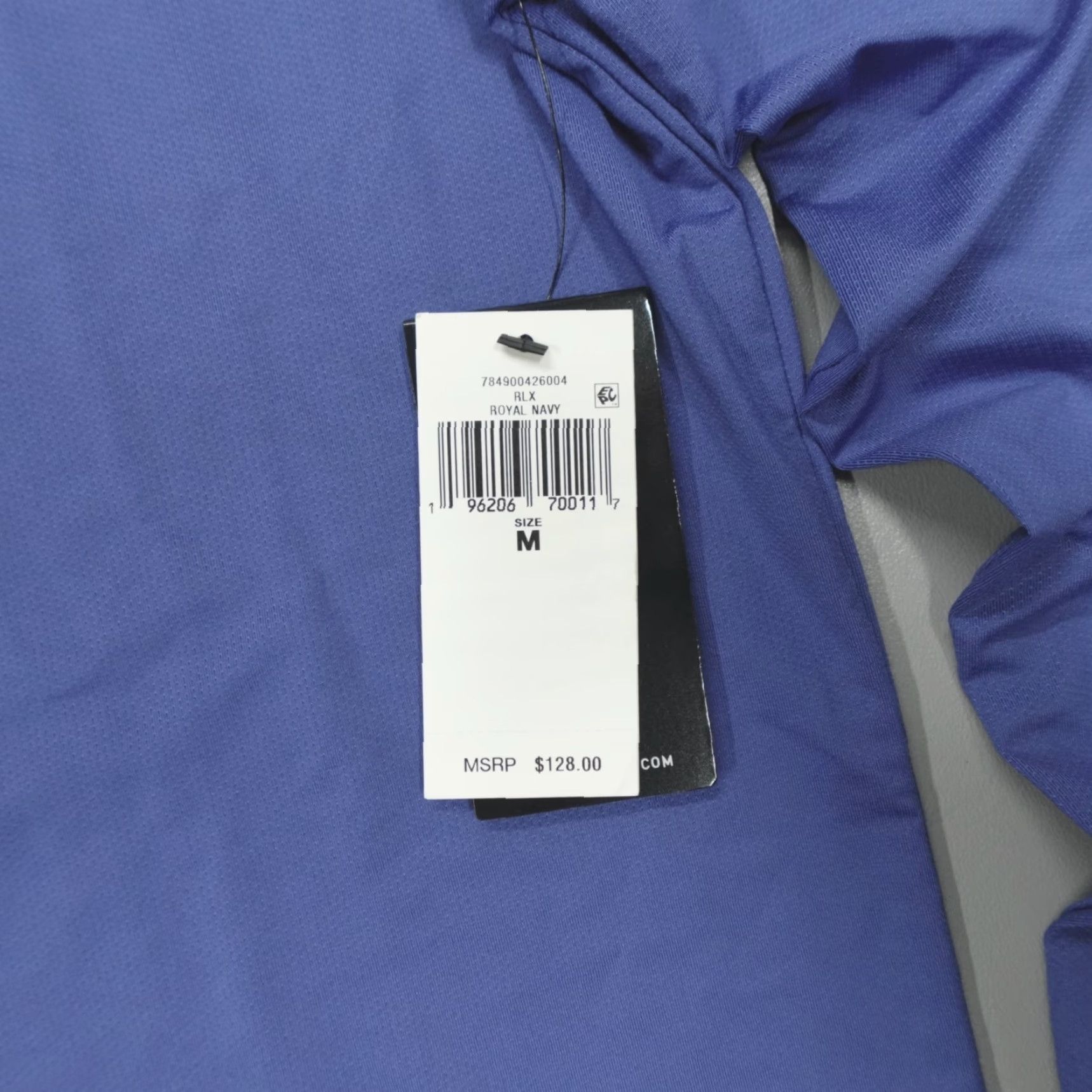 RLX Ralph Lauren RLX Ralph Lauren L/S Pullover Top Royal Blue Size M Lightweight Nylon Moisture Wicking Golf Casual Mens Pullover Shirt Size US M / EU 48-50 / 2 - 3 Thumbnail
