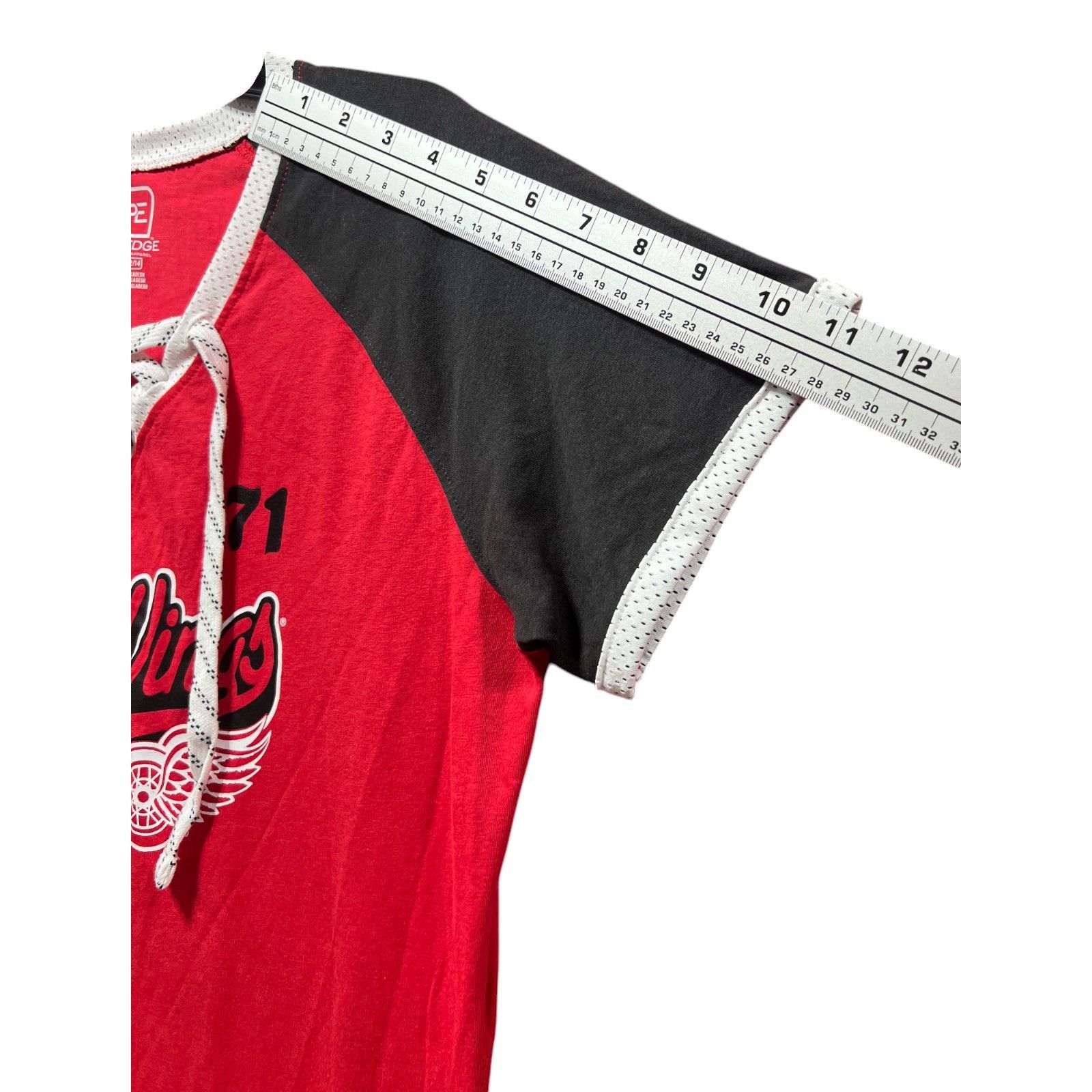 Other PROEDGE - Women's Lightweight Raglan Sleeve Lace Up T-Shirt Size L / US 10 / IT 46 - 7 Thumbnail