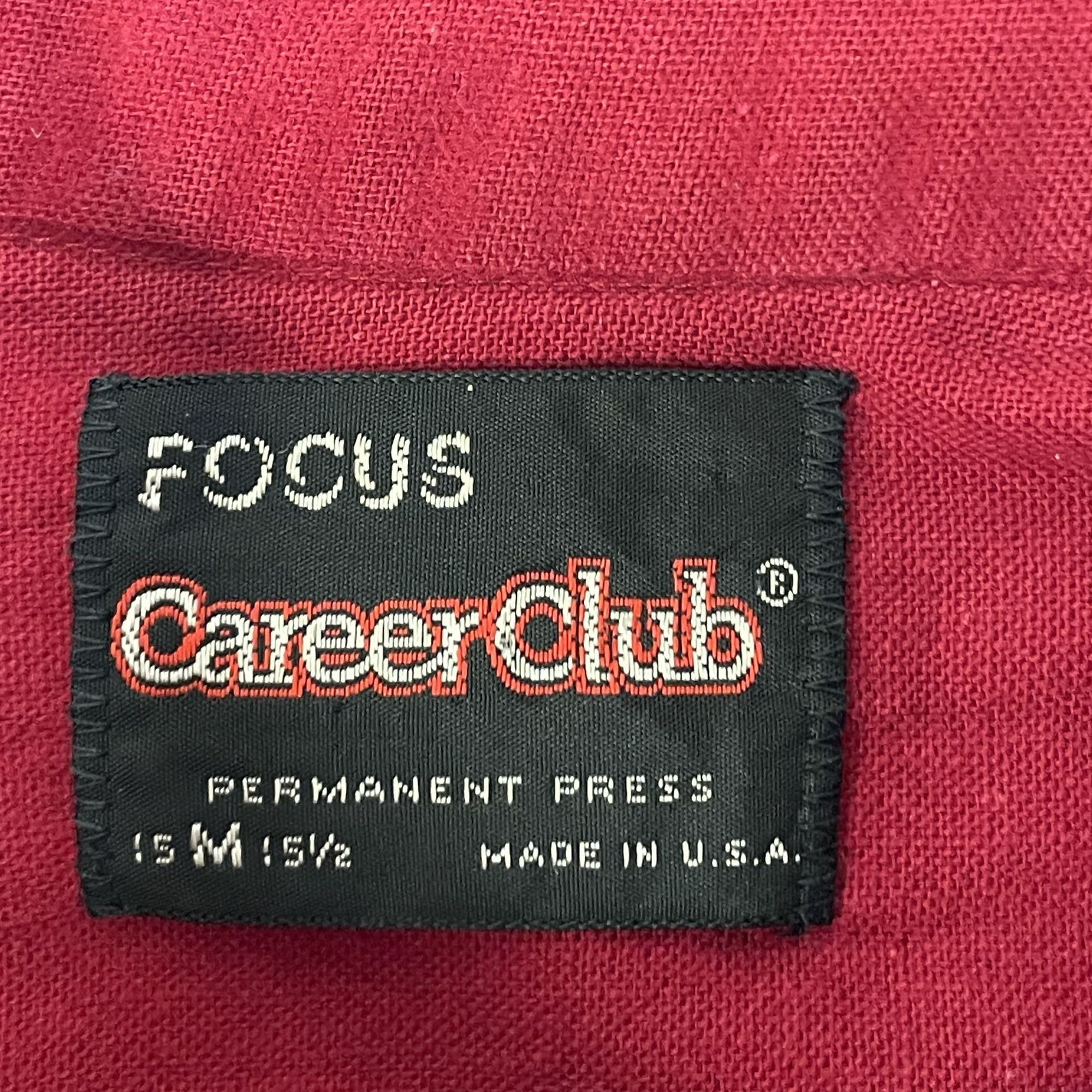 Other Vtg Focus ULTRA SOFT Flannel Red Cowboy Western Plaid Shirt Size US M / EU 48-50 / 2 - 2 Thumbnail