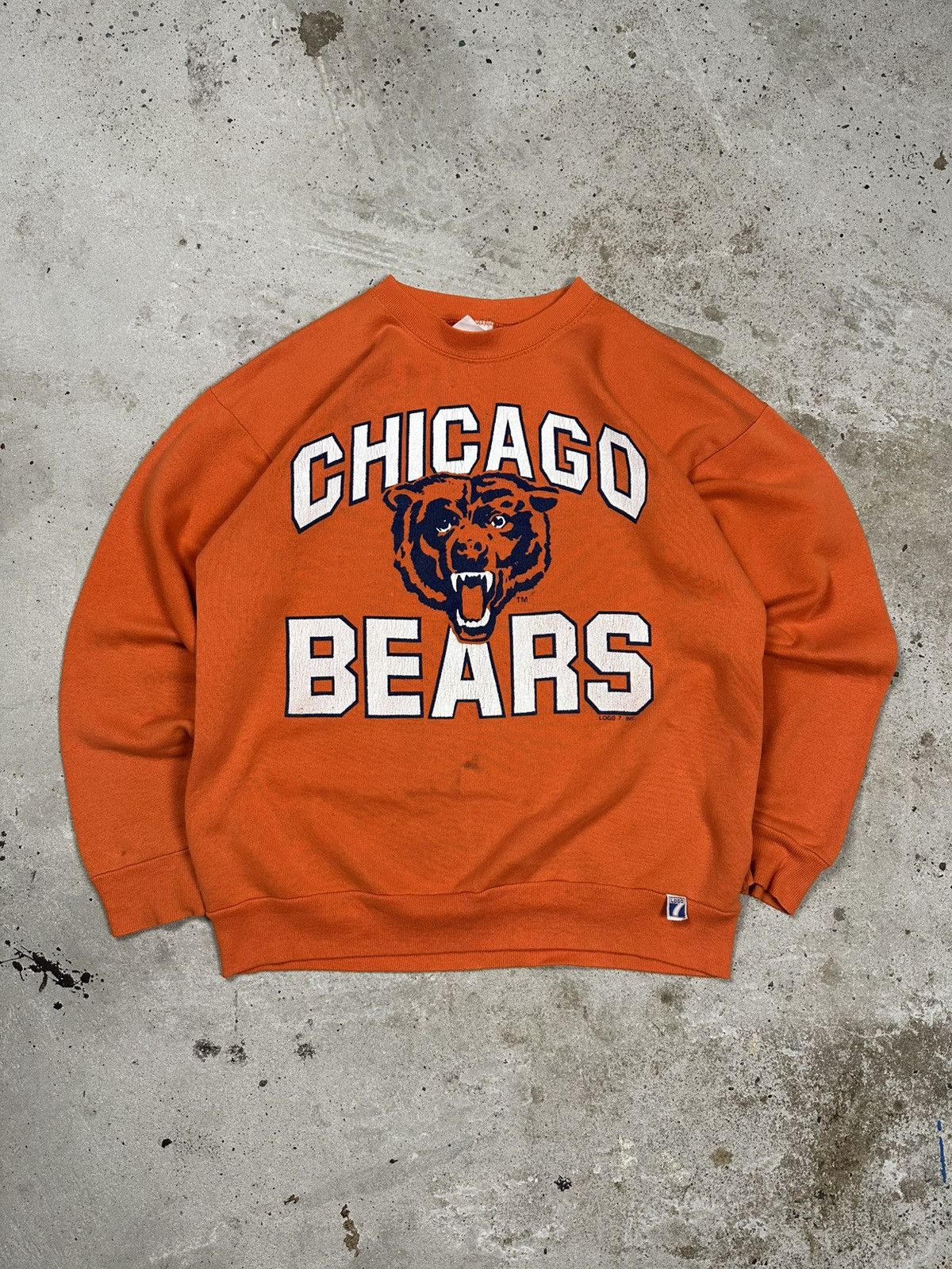 Logo 7 Vintage 90s Chicago Bears NFL Orange Crewneck Sweatshirt Size US L / EU 52-54 / 3 - 1 Thumbnail