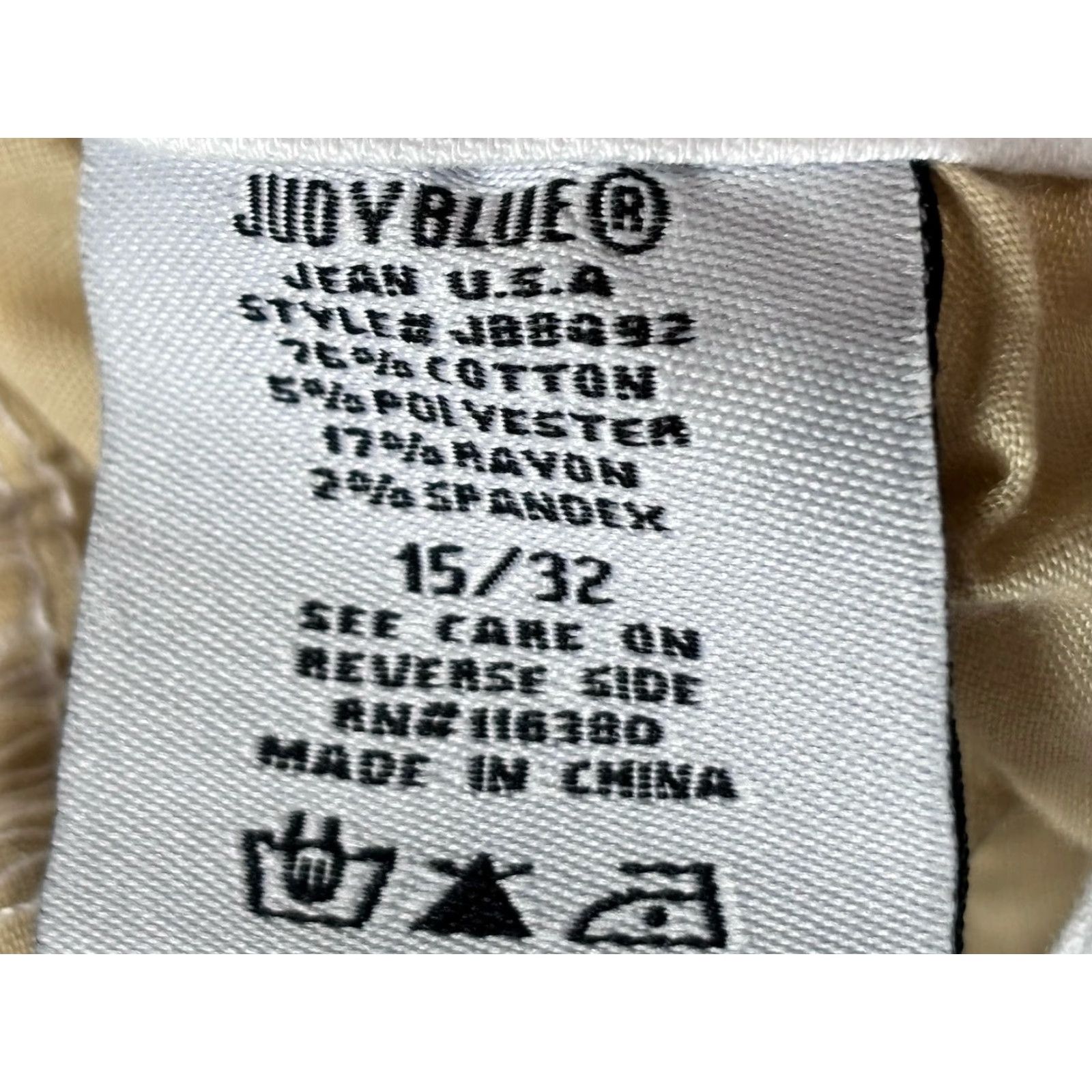 Vintage VINTAGE Judy Blue Flared Jeans Women’s Size 32 White Cotton Blend Bell Bottoms Stretch Size 24" / US 00 / IT 34 - 7 Thumbnail