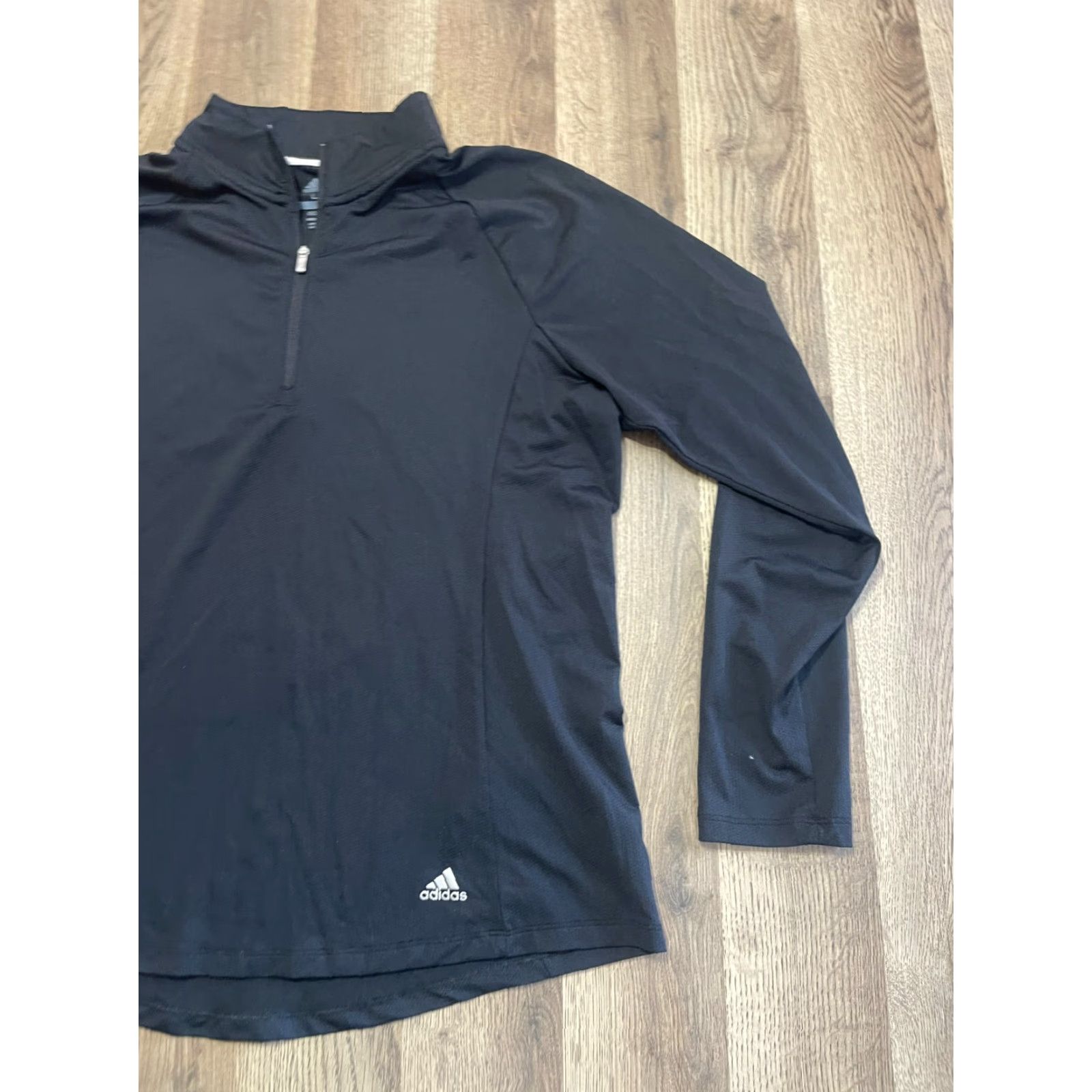 Adidas adidas Shirt Men's Large Black 1/4 Zip Up Golf Sweatshirt Long Sleeve Size US L / EU 52-54 / 3 - 4 Thumbnail