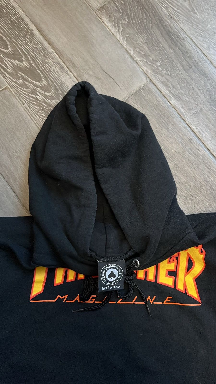 Thrasher × Vintage Hype vintage Thrasher black hoodie Size US S / EU 44-46 / 1 - 6 Thumbnail