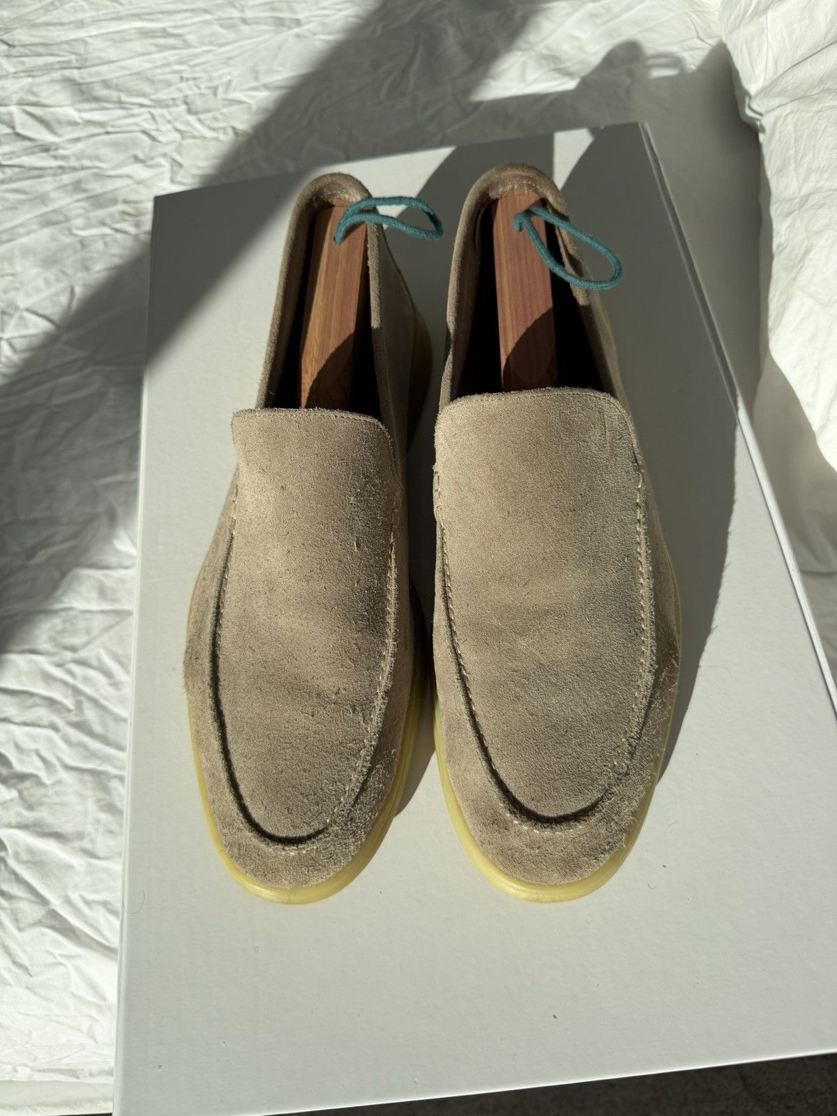 Suitsupply Suitsupply $329 Suede Size 12 Slip On Loafers Size US 12 / EU 45 - 8 Thumbnail