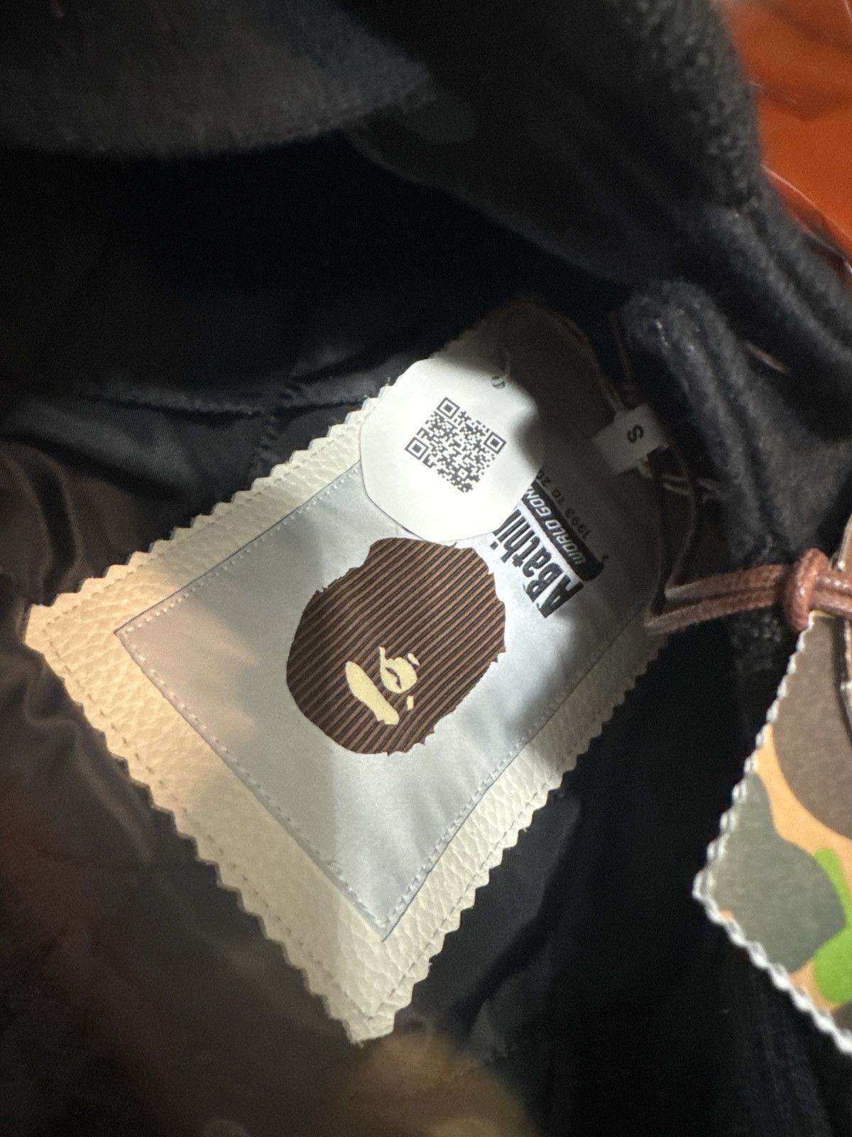 Bape × Swarovski A BATHING APE® Shark Hooded Varsity Jacket Size US S / EU 44-46 / 1 - 7 Thumbnail