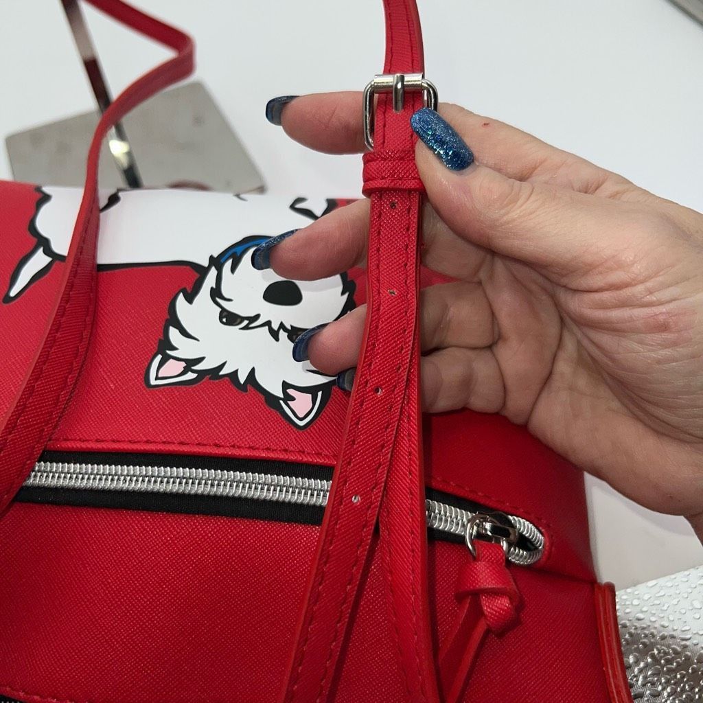 Other Marc Tetro White Terrier Red Crossbody Bag Size ONE SIZE - 6 Thumbnail
