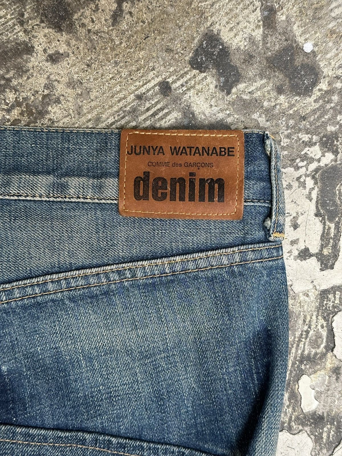 Junya Watanabe Junya Watanabe FW2013 reconstructed denim midi skirt Size 27" / US 4 / IT 40 - 6 Thumbnail