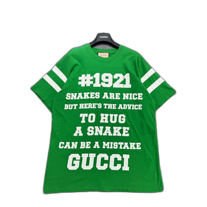 Gucci Gucci 1921 Snakes Are Nice Short Sleeve Tee-2506 Size US S / EU 44-46 / 1 - 1 Thumbnail