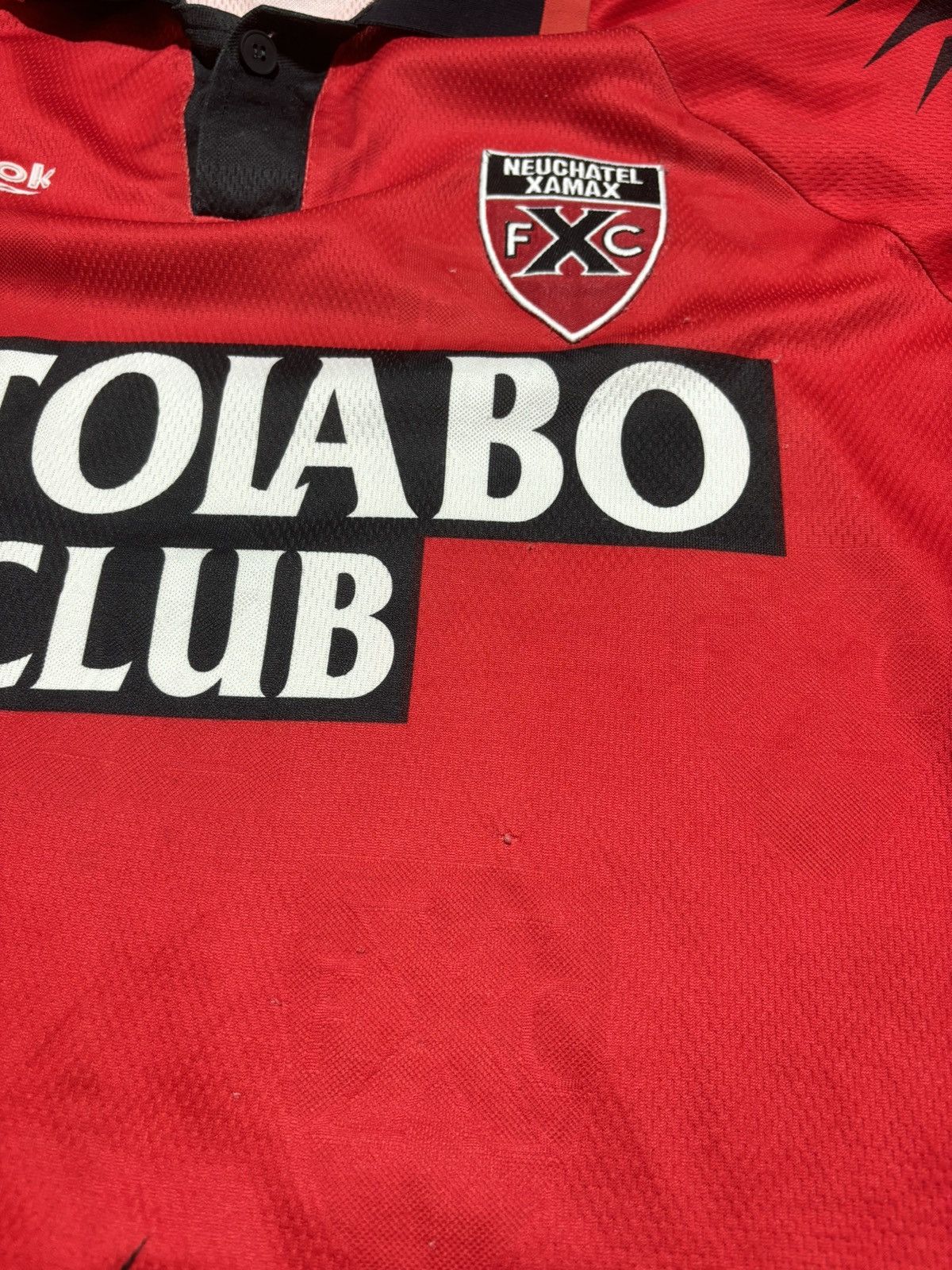 Reebok Neuchatel Xamax 1993 1994 Reebok Home Football Soccer Jersey Size US L / EU 52-54 / 3 - 13 Thumbnail