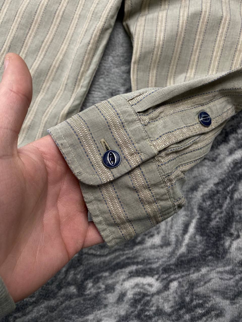 RRL Ralph Lauren Ralph Lauren RRL Shirt Buttons Long Sleeve Men Size M Beige Size US M / EU 48-50 / 2 - 4 Thumbnail