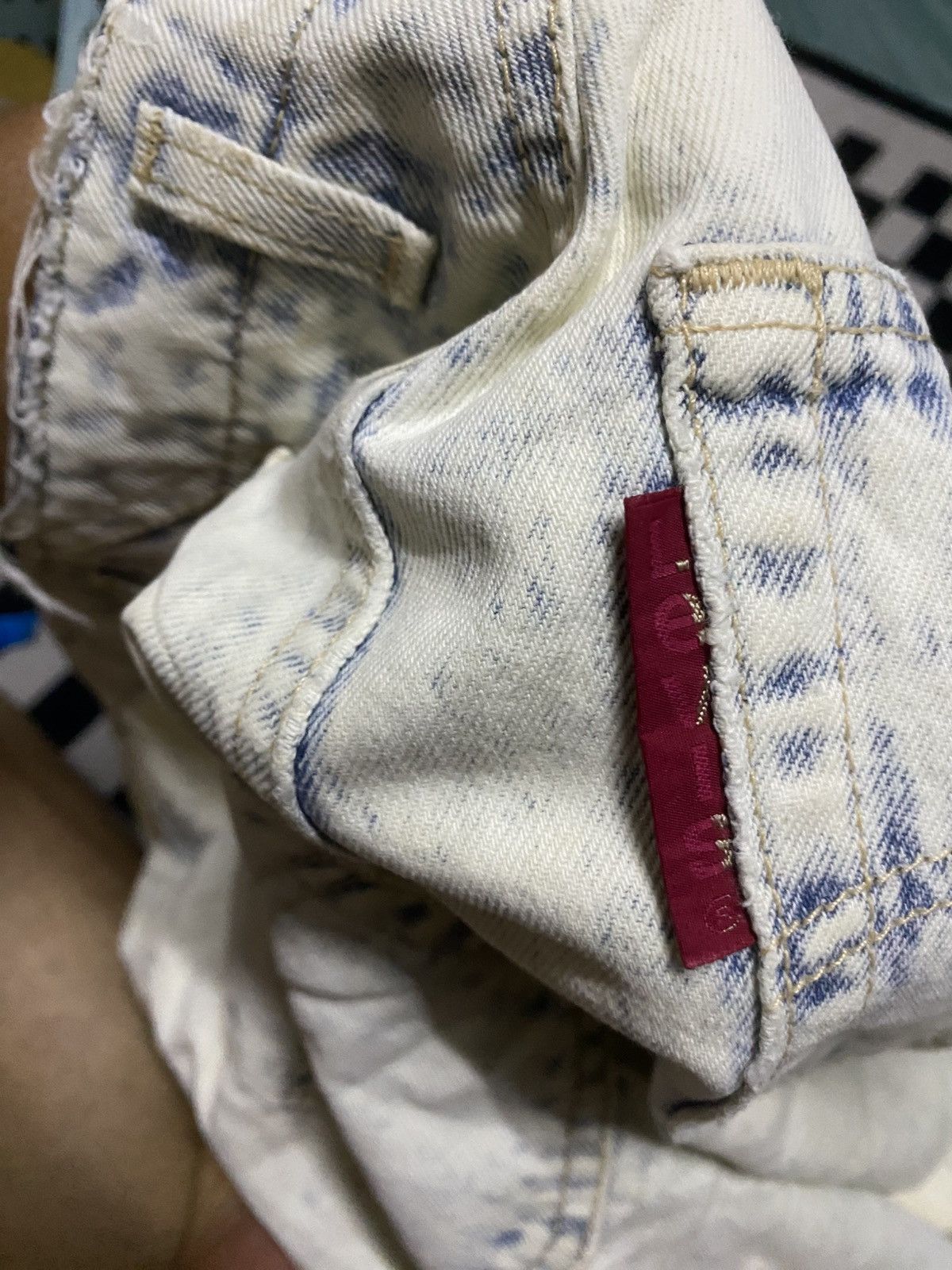 Levi's × Levi's Vintage Clothing × Vintage Vintage Levis Acid Wash Short Pants Size US 30 / EU 46 - 6 Thumbnail