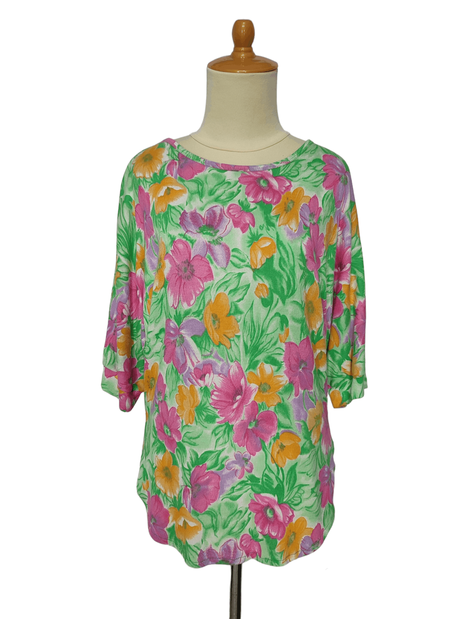 Gucci 80s Gucci- Archive Flowers Art Graphic Blouses Size L / US 10 / IT 46 - 5 Thumbnail