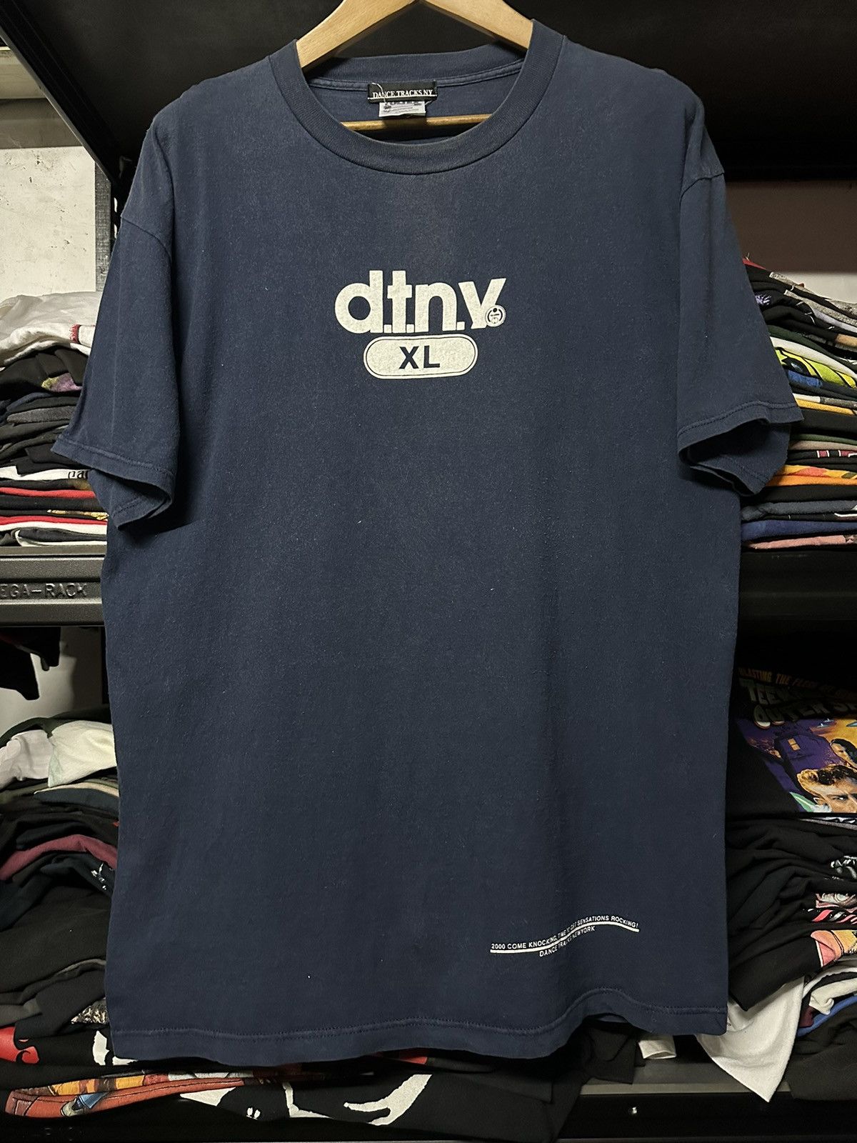 Band Tees × Rap Tees × Vintage Vintage Dance Track New York Record Faded Tee Size US XL / EU 56 / 4 - 1 Thumbnail