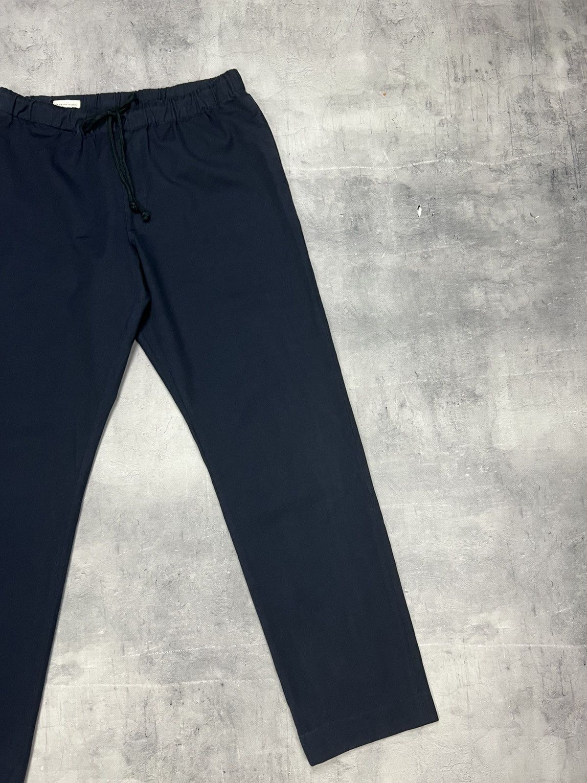 Dries Van Noten Dries Van Noten Navy Blue Mens Wool Chino Baggy Pants Sz 50 Size US 30 / EU 46 - 4 Thumbnail