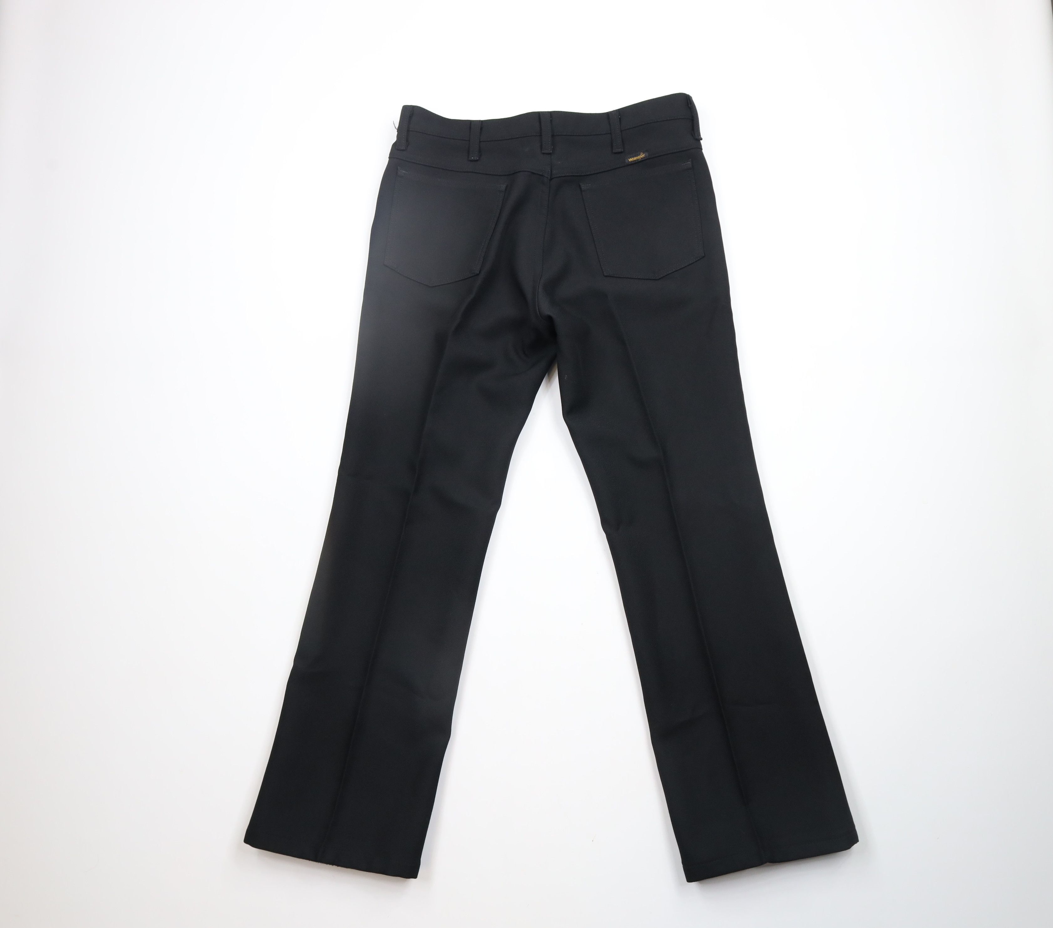 Vintage × Wrangler Vintage 90s Wrangler Bootcut Western Pants Black Polyester Size US 33 - 9 Thumbnail