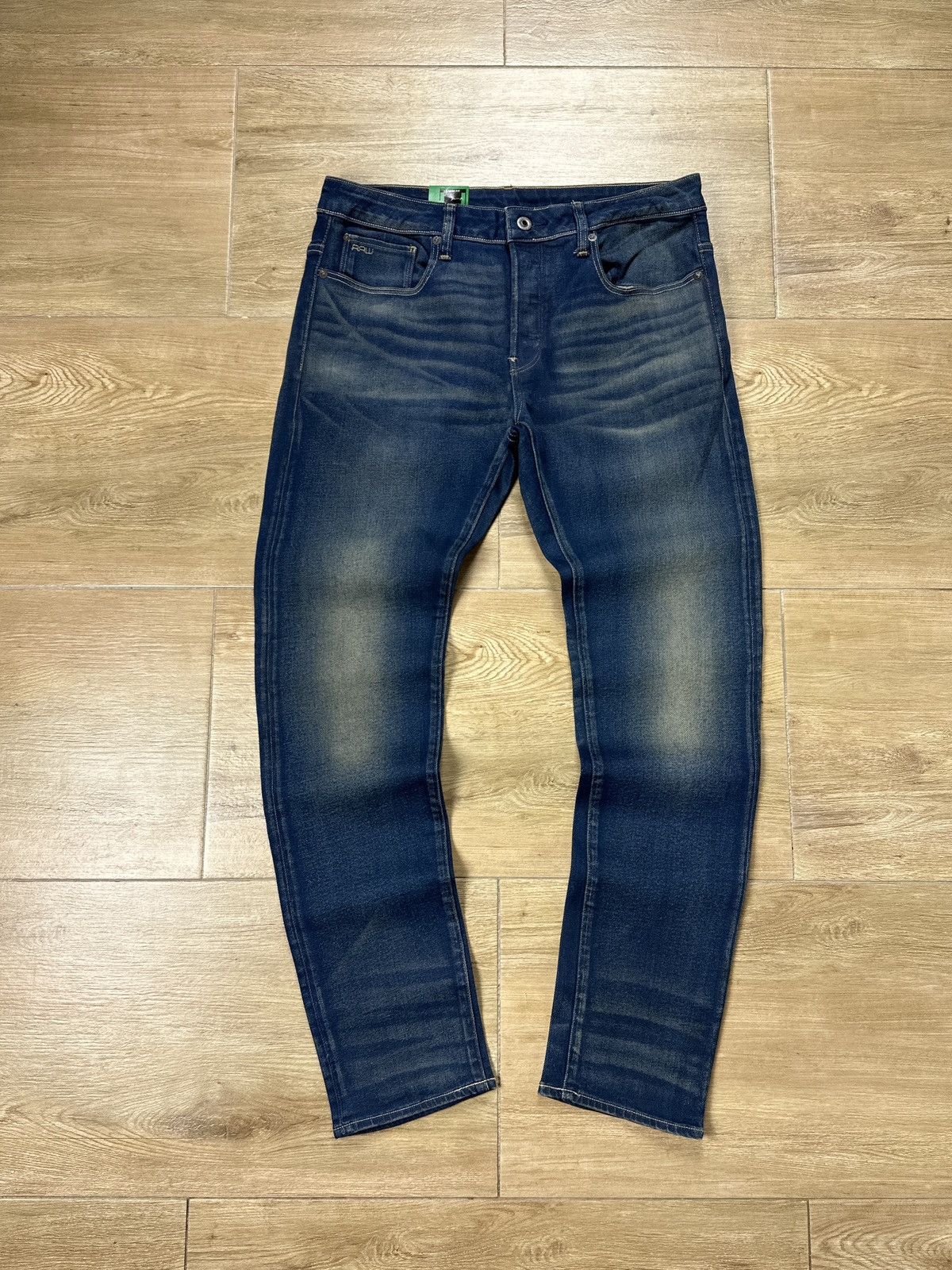 G-Star NEW🏷️ G-Star Raw 3301 Slim Denim Jeans Size US 33 - 1 Thumbnail