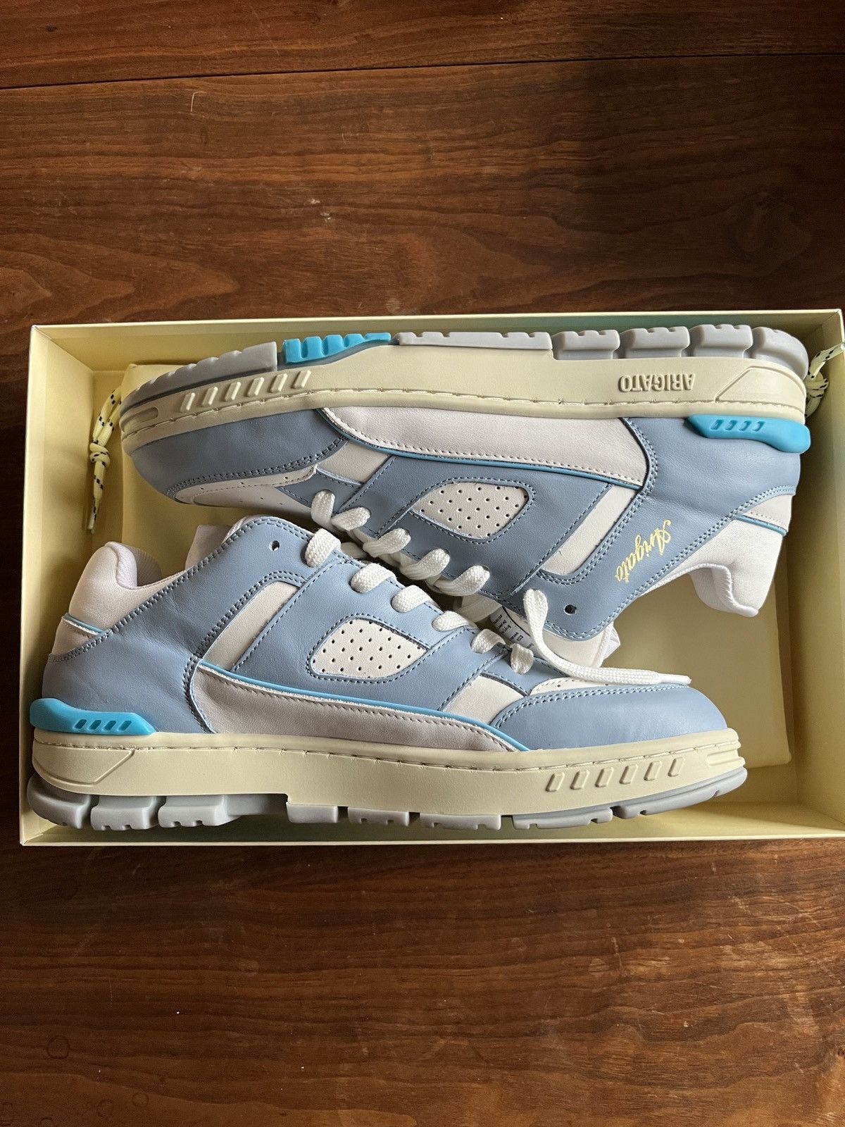 image of Axel Arigato Area Lo Sneaker Light Blue / White, Men's (Size 10)