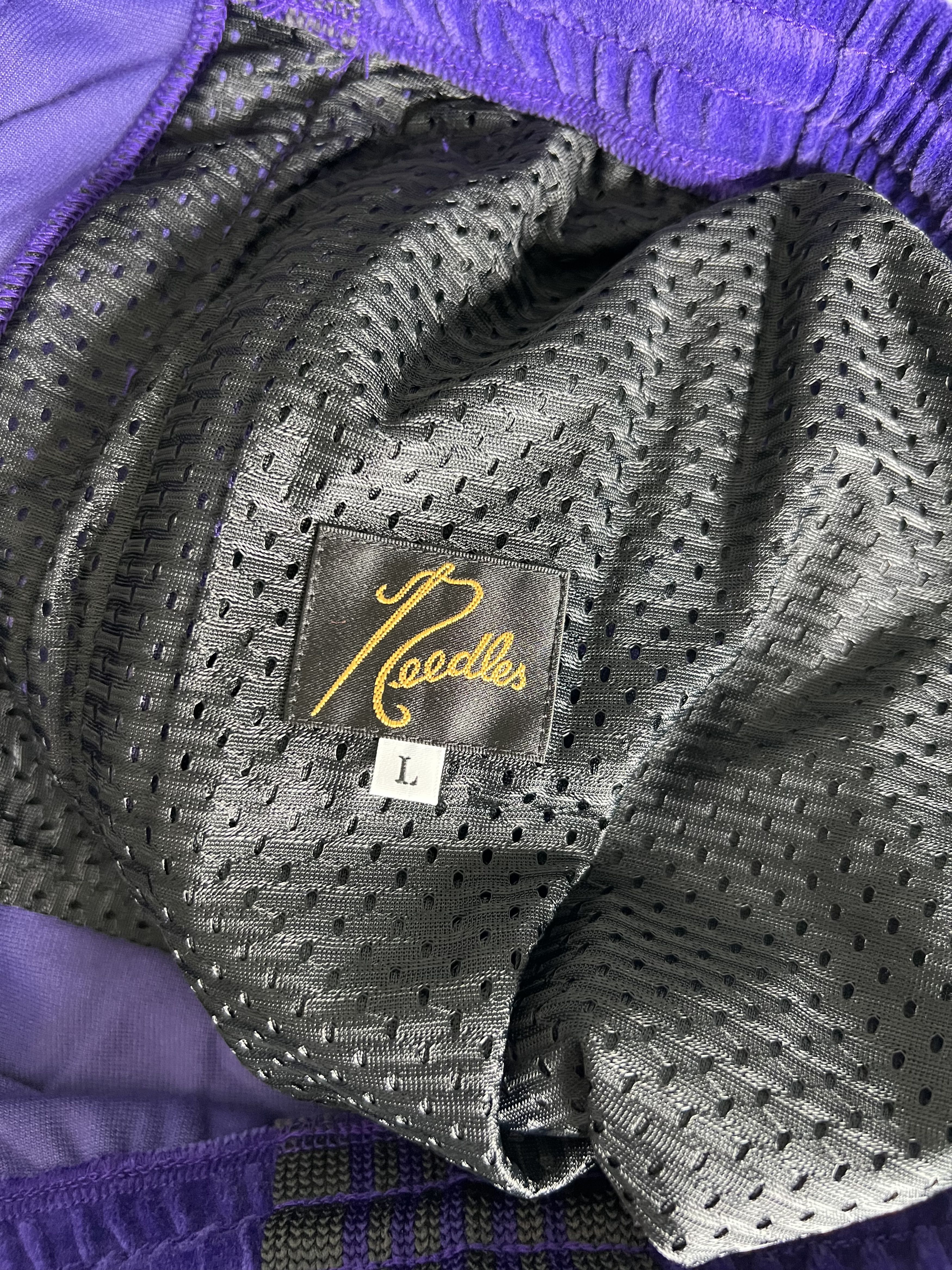 Needles Needles Velour Track Pants in Purple Size US 34 / EU 50 - 8 Thumbnail