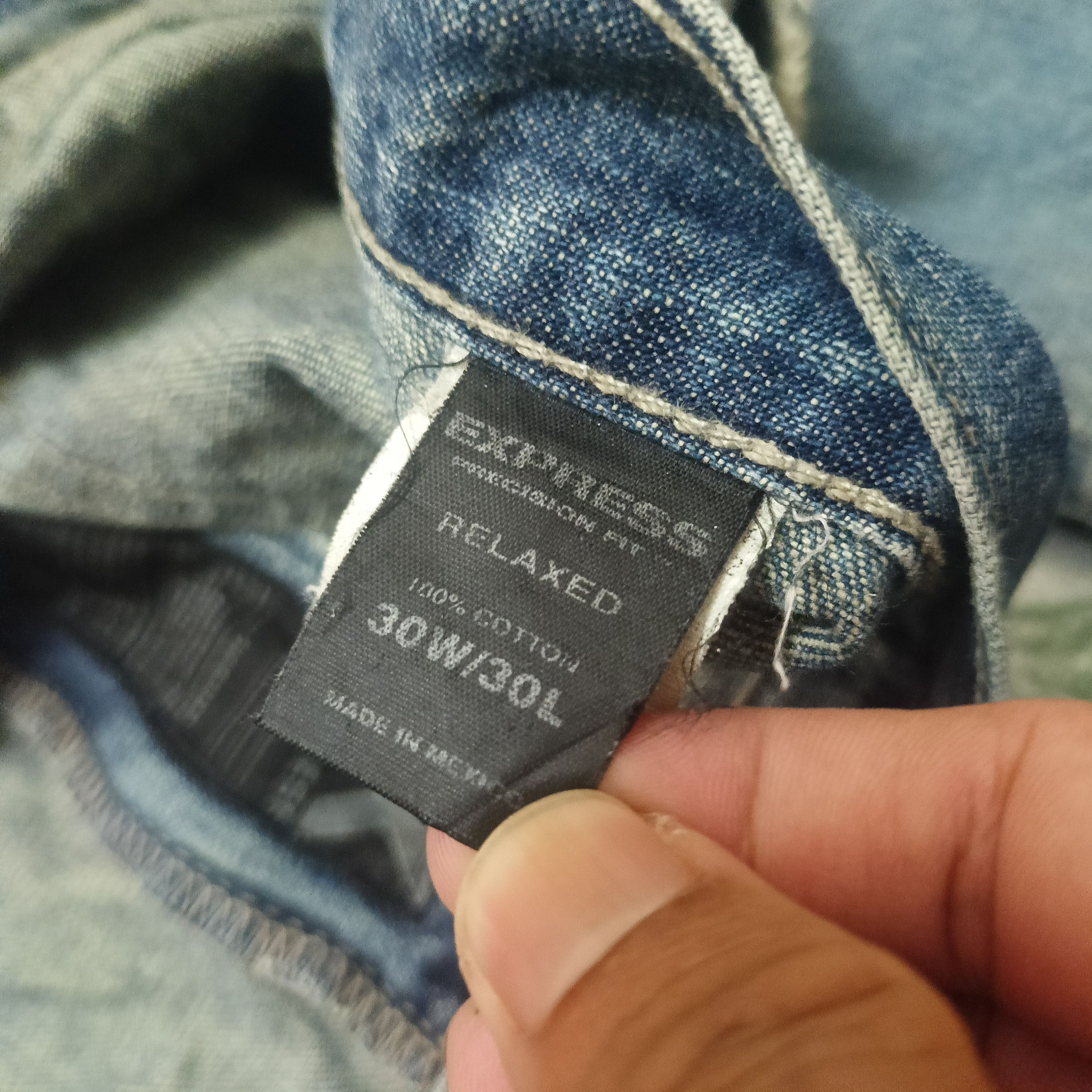 If Six Was Nine Express bush jeans distressed denim Size US 30 / EU 46 - 11 Thumbnail