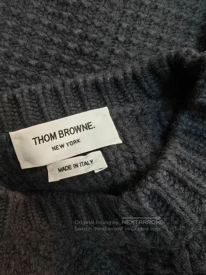Thom Browne Thom Browne Waffle Knit Sweater Size US L / EU 52-54 / 3 - 4 Thumbnail