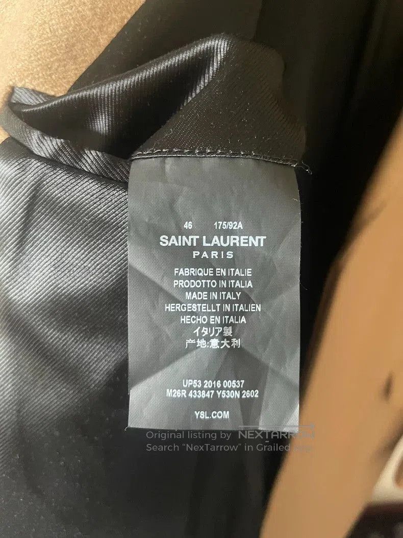 Saint Laurent Paris Saint Laurent Camel Hair Chesterfield Coat. Size US S / EU 44-46 / 1 - 5 Thumbnail