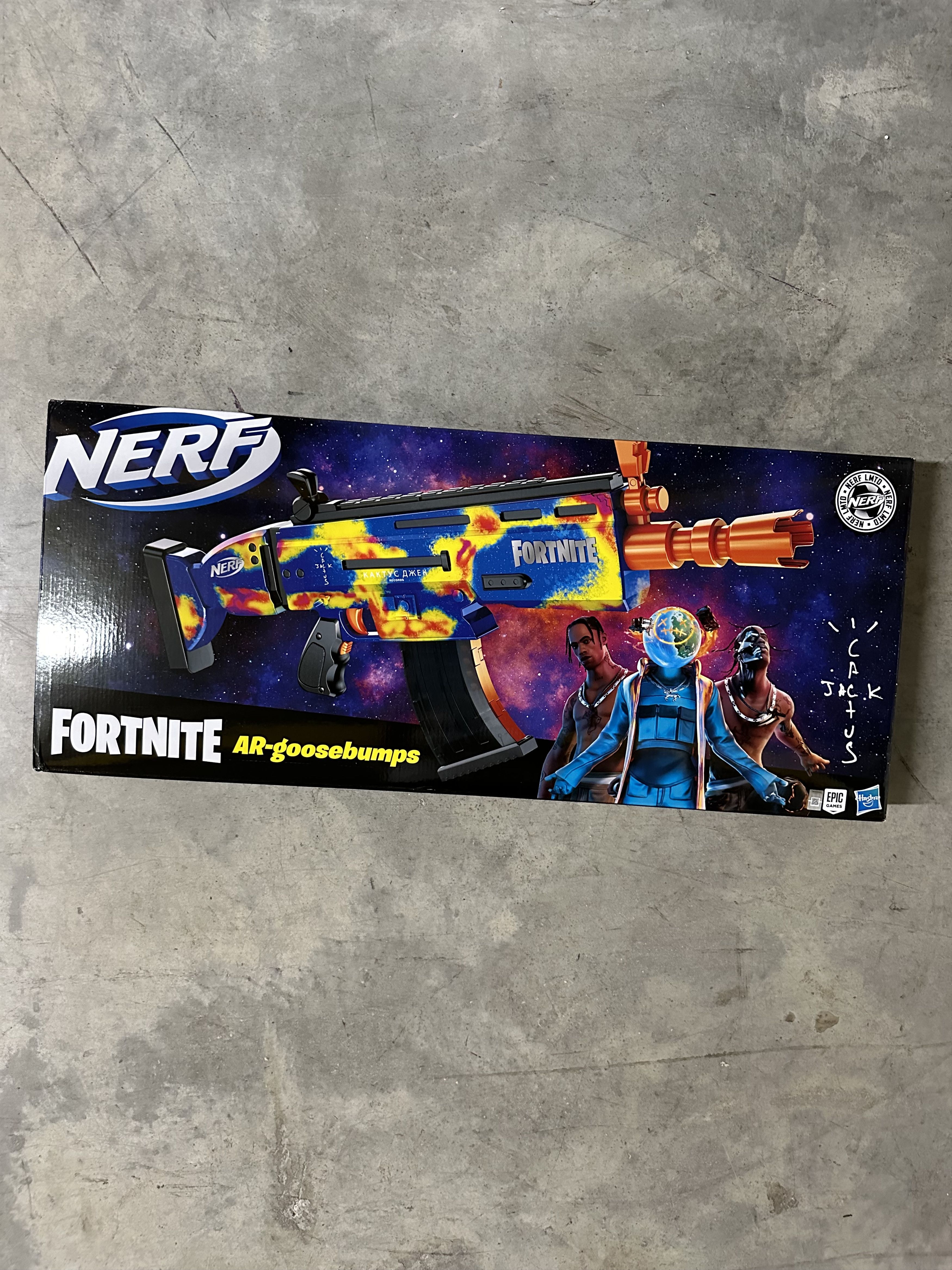 Travis Scott Cactus Jack Fortnite AR-Goosebumps Nerf Elite Dart