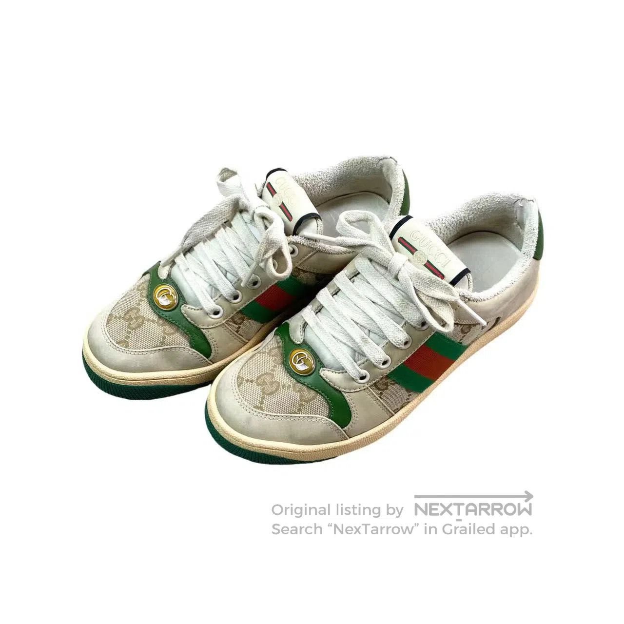 Gucci Guicci Dirty shoes| Size US 4.5 / IT 34.5 - 1 Thumbnail