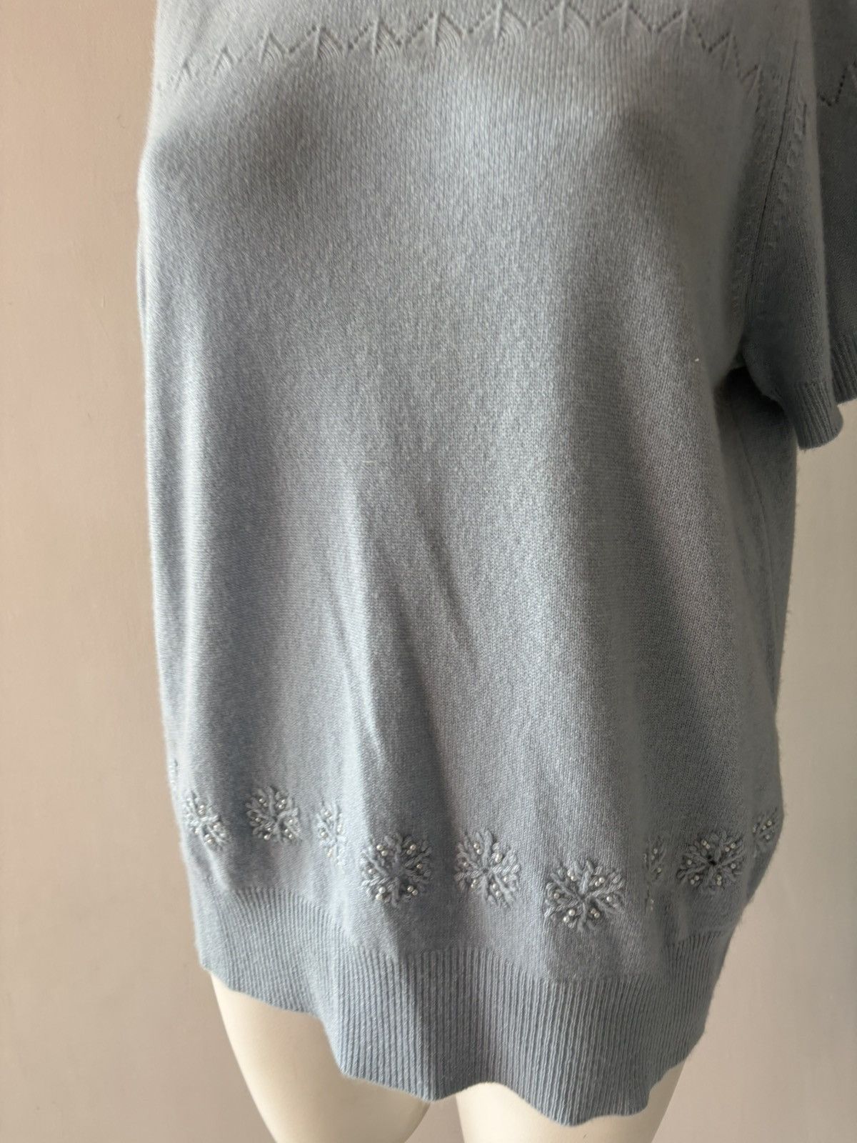 Vintage Silk and Cashmere blouse n cardigan Size XL / US 12-14 / IT 48-50 - 11 Thumbnail