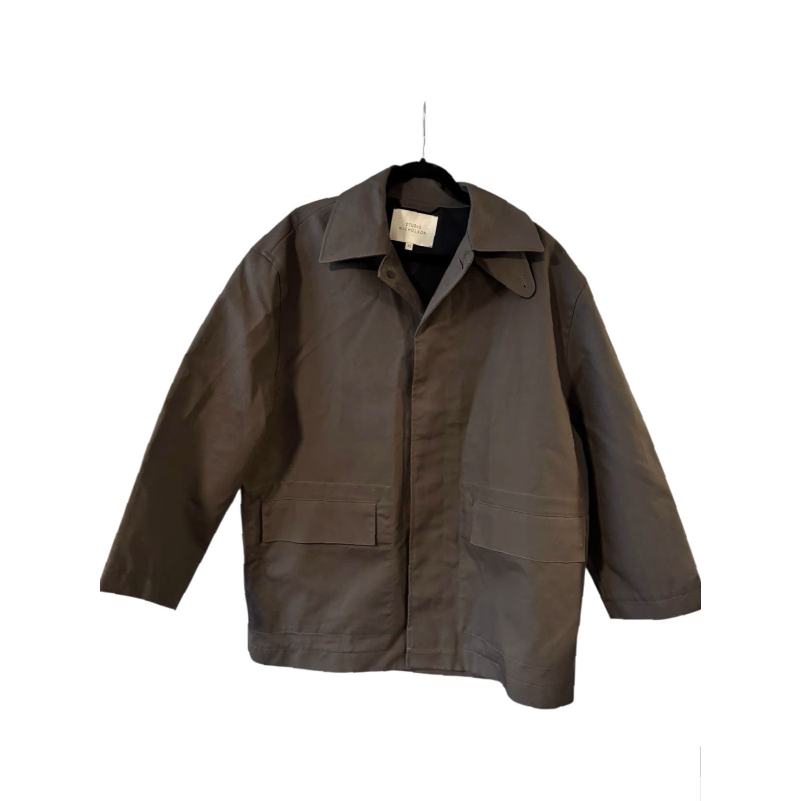 Studio Nicholson Studio Nicholson Measure Oversized Jacket Size XS Moss Black Size US XS / EU 42 / 0 - 2 Thumbnail
