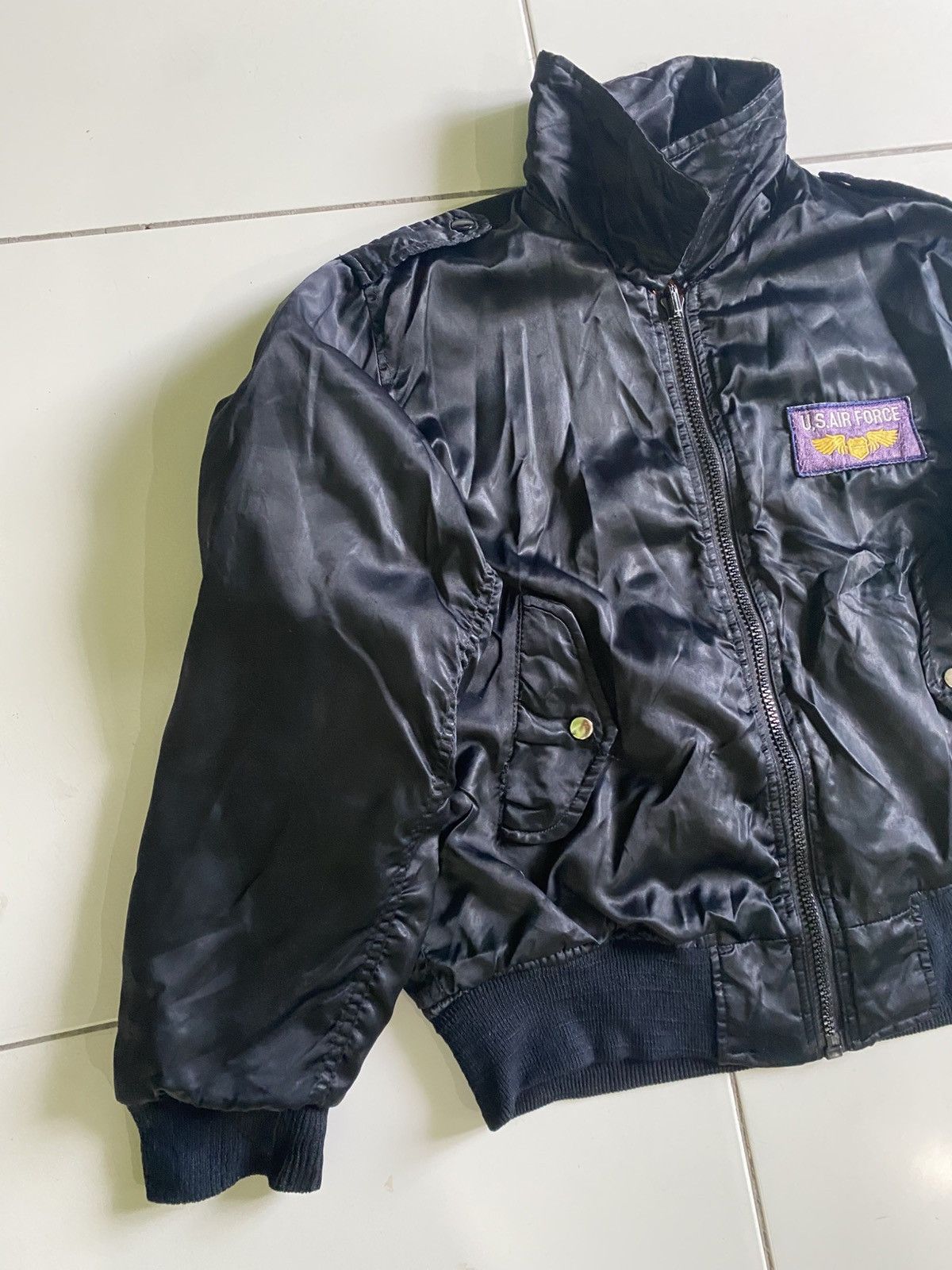 Other Vintage Reversible Us air force Black bomber Jackest Size US S / EU 44-46 / 1 - 3 Thumbnail
