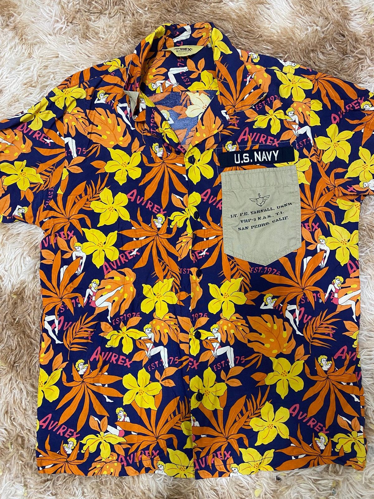 Avirex AVirex japan(ueno shokai)rayon hawaian shirt Size US M / EU 48-50 / 2 - 1 Thumbnail