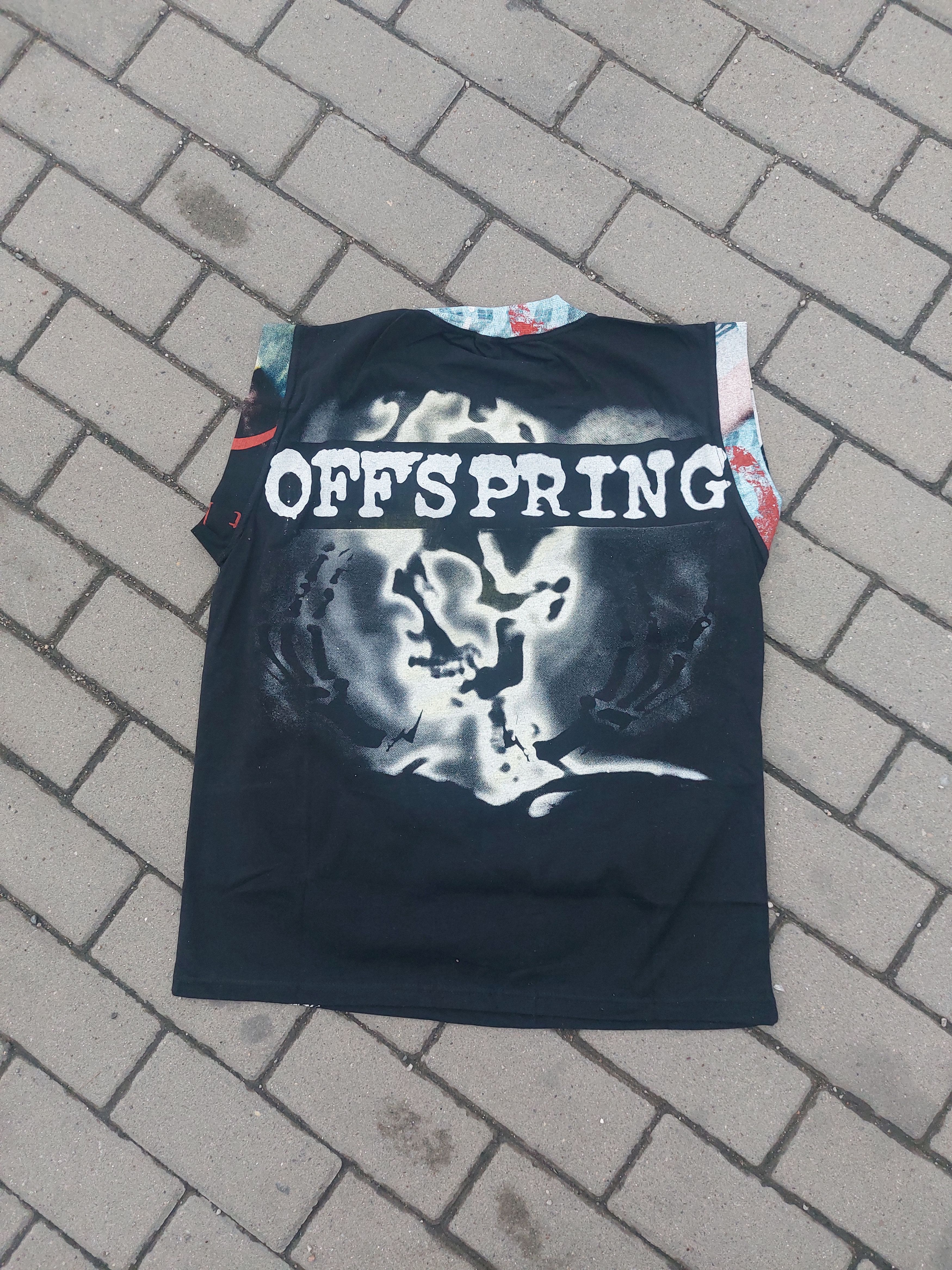 Band Tees × Vintage the offspring vintage 90s vest - crazy double print tshirt Size US XL / EU 56 / 4 - 3 Thumbnail