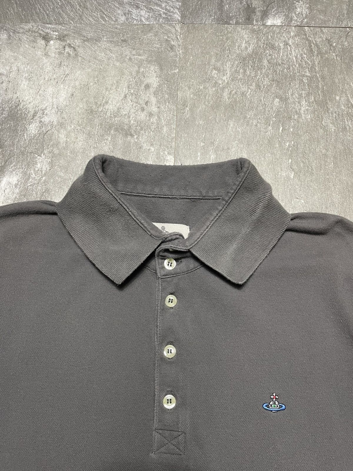 Vivienne Westwood Vivienne Westwood polo long sleeve shirt orb logo basic Size US L / EU 52-54 / 3 - 3 Thumbnail