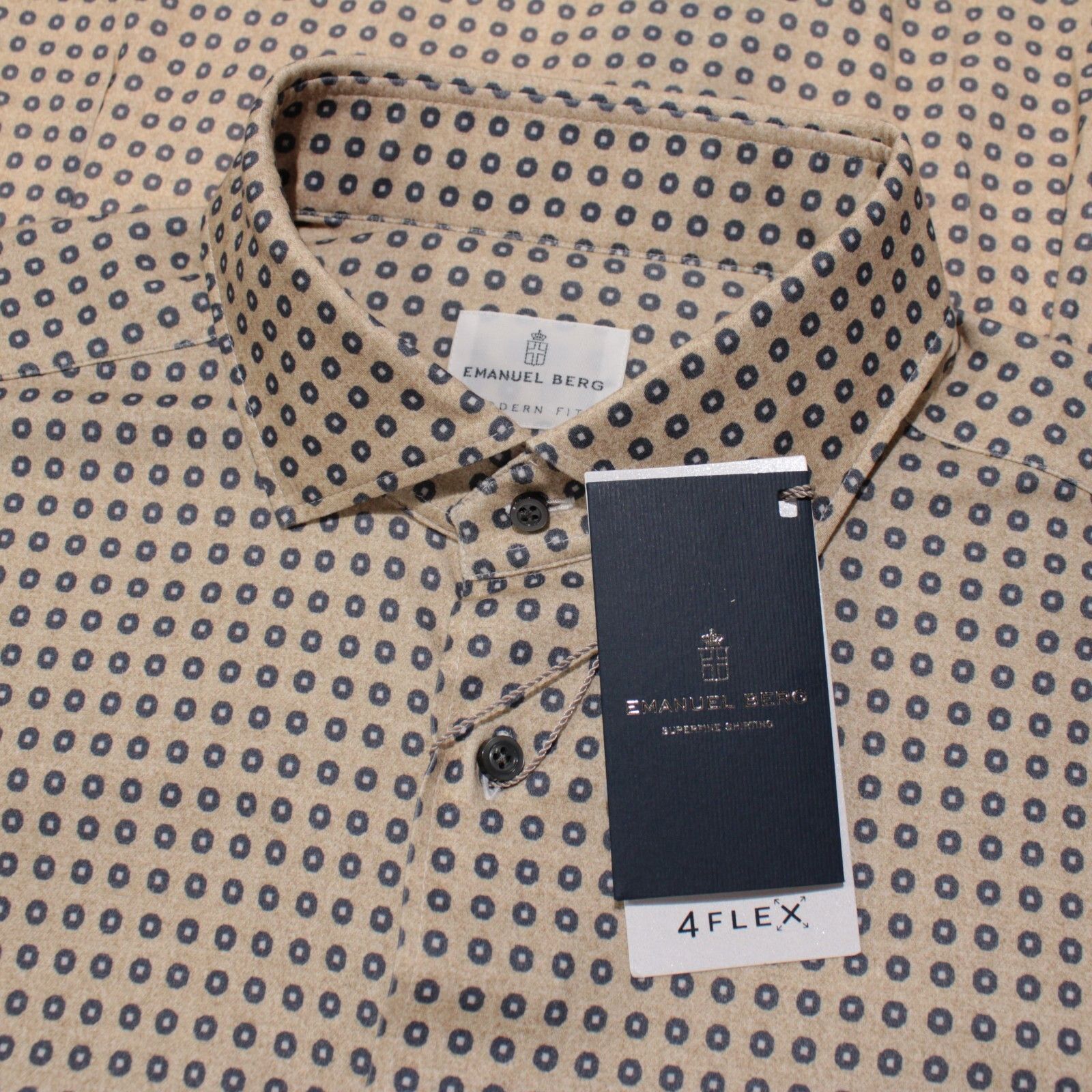 Emanuel Berg New with tags Shirt Size L US In Beige