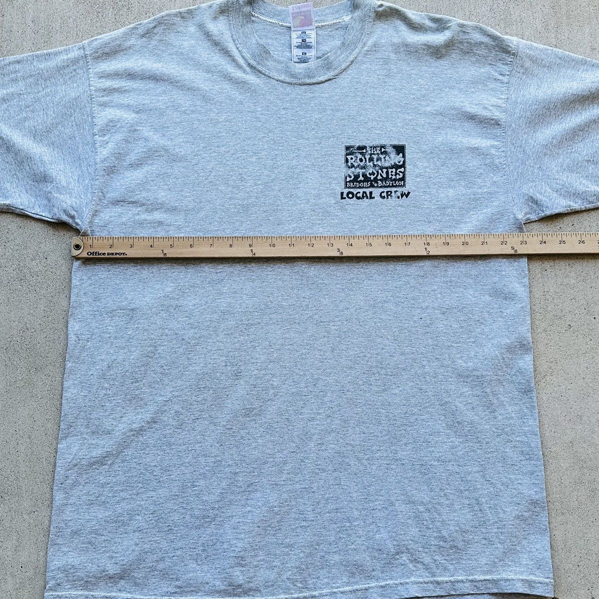 The Rolling Stones Vintage Rolling Stones Bridges To Babylon Shirt Local Crew Size US XL / EU 56 / 4 - 5 Thumbnail