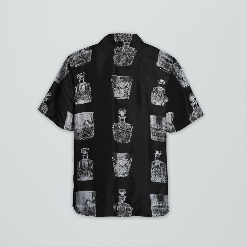 Designer Men’s Liquor Print Shirt – Spirited Style with a Twist Size US S / EU 44-46 / 1 - 2 Thumbnail