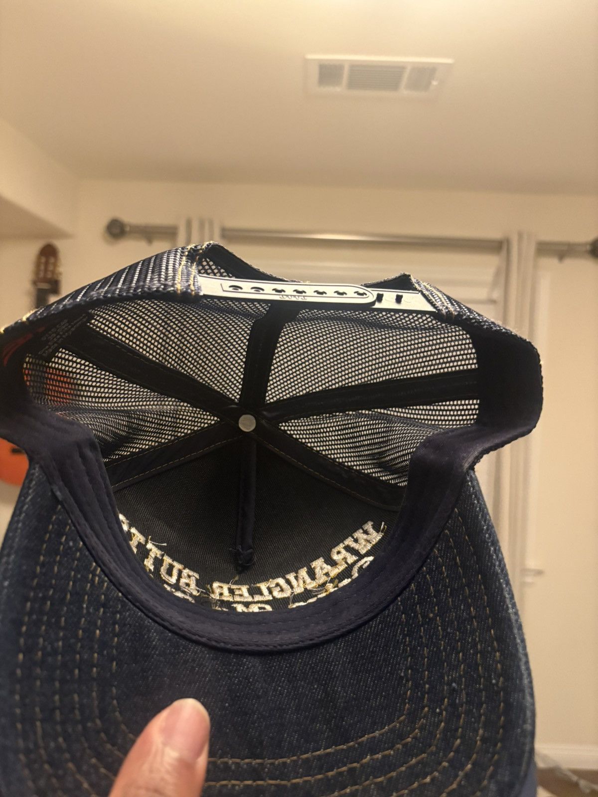 Other Trucker Hat (Wrangler Butts Drive Me Nuts) Size ONE SIZE - 4 Thumbnail