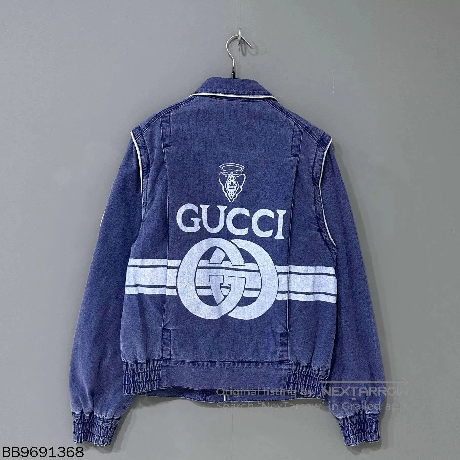 Gucci Gucci Banana Patch Logo Denim Jacket. Size US S / EU 44-46 / 1 - 4 Thumbnail