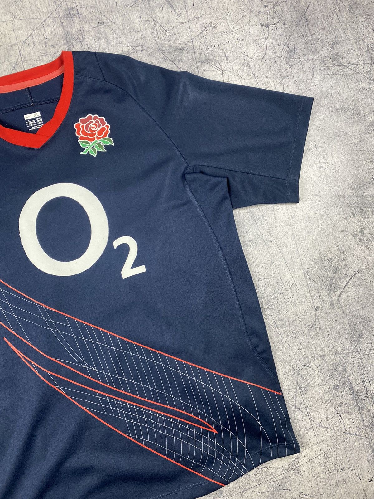 Nike × Vintage Vintage Nike England O2 Rugby Tee T Shirt Size L Size US XL / EU 56 / 4 - 4 Thumbnail