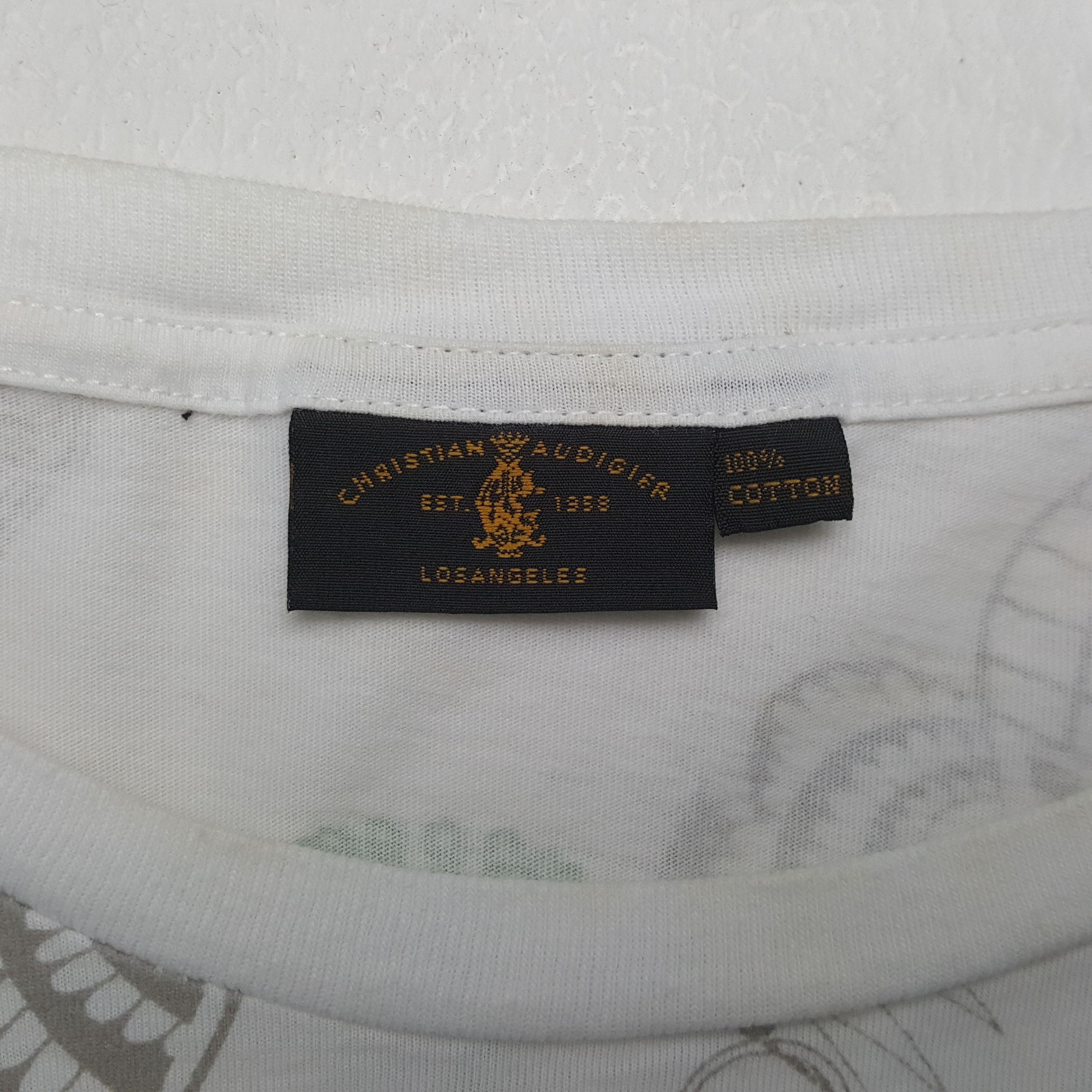 Christian Audigier Christian Audigier Fashion Designer Style Tshirt RR9 Size L / US 10 / IT 46 - 5 Thumbnail