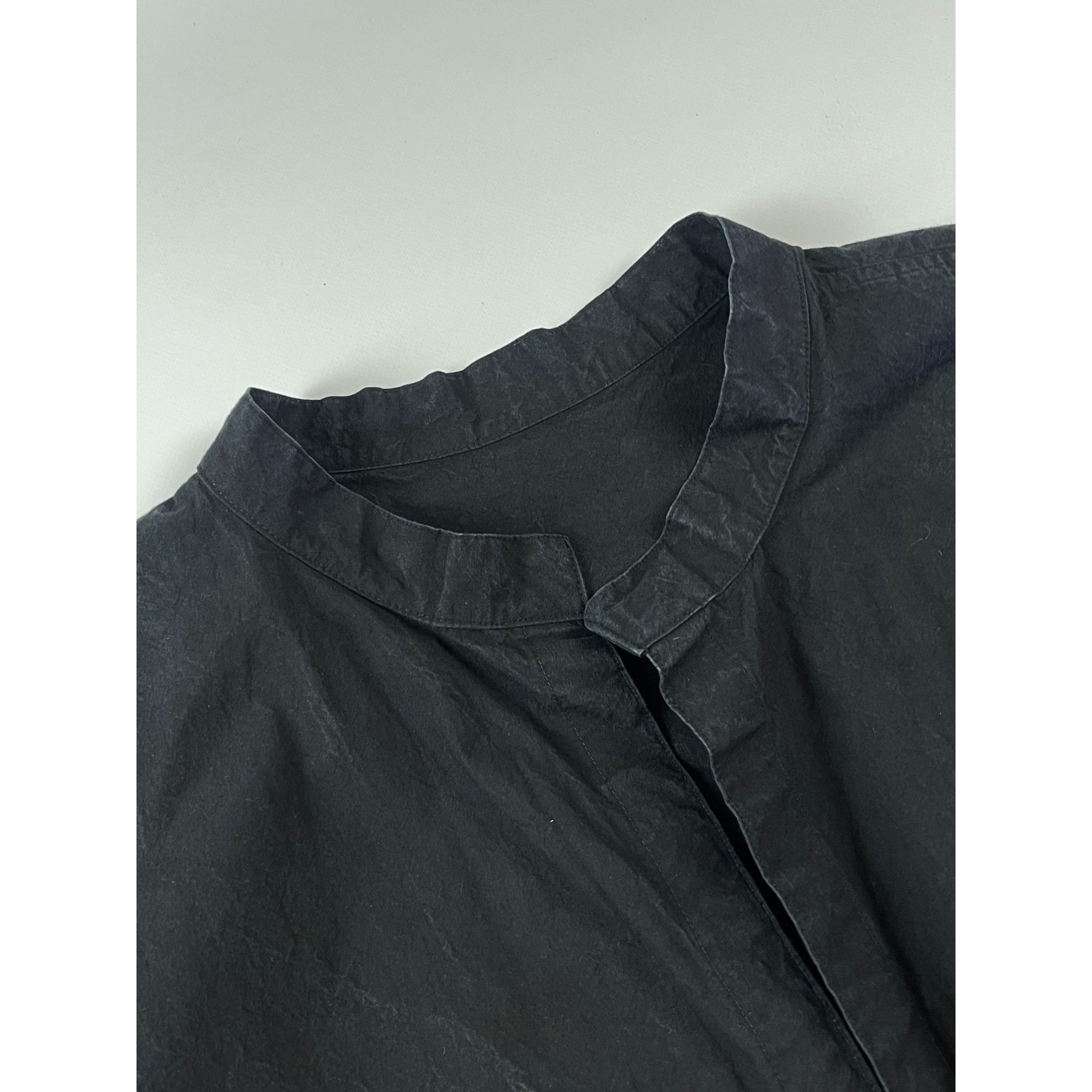 Japanese Brand × Vintage JAPAN! Rare Black Textured HandMade Open Jacket Size US L / EU 52-54 / 3 - 8 Thumbnail