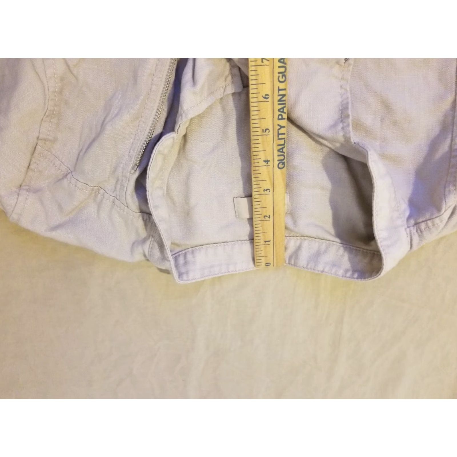 Ann Taylor VINTAGE? No. Final: Ann Taylor Jacket Womens XL Beige Lyocell Basic Coat? Size XL / US 12-14 / IT 48-50 - 6 Thumbnail