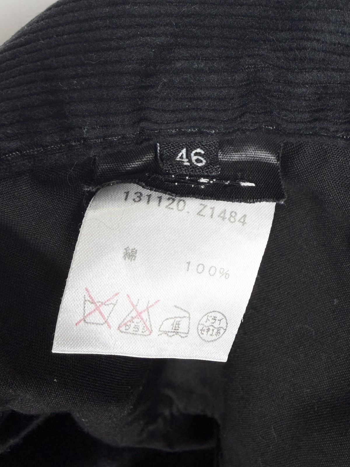 Gucci Gucci Tom Ford Leather Patch Bootcut Corduroy Jeans Black Size US 30 / EU 46 - 7 Thumbnail